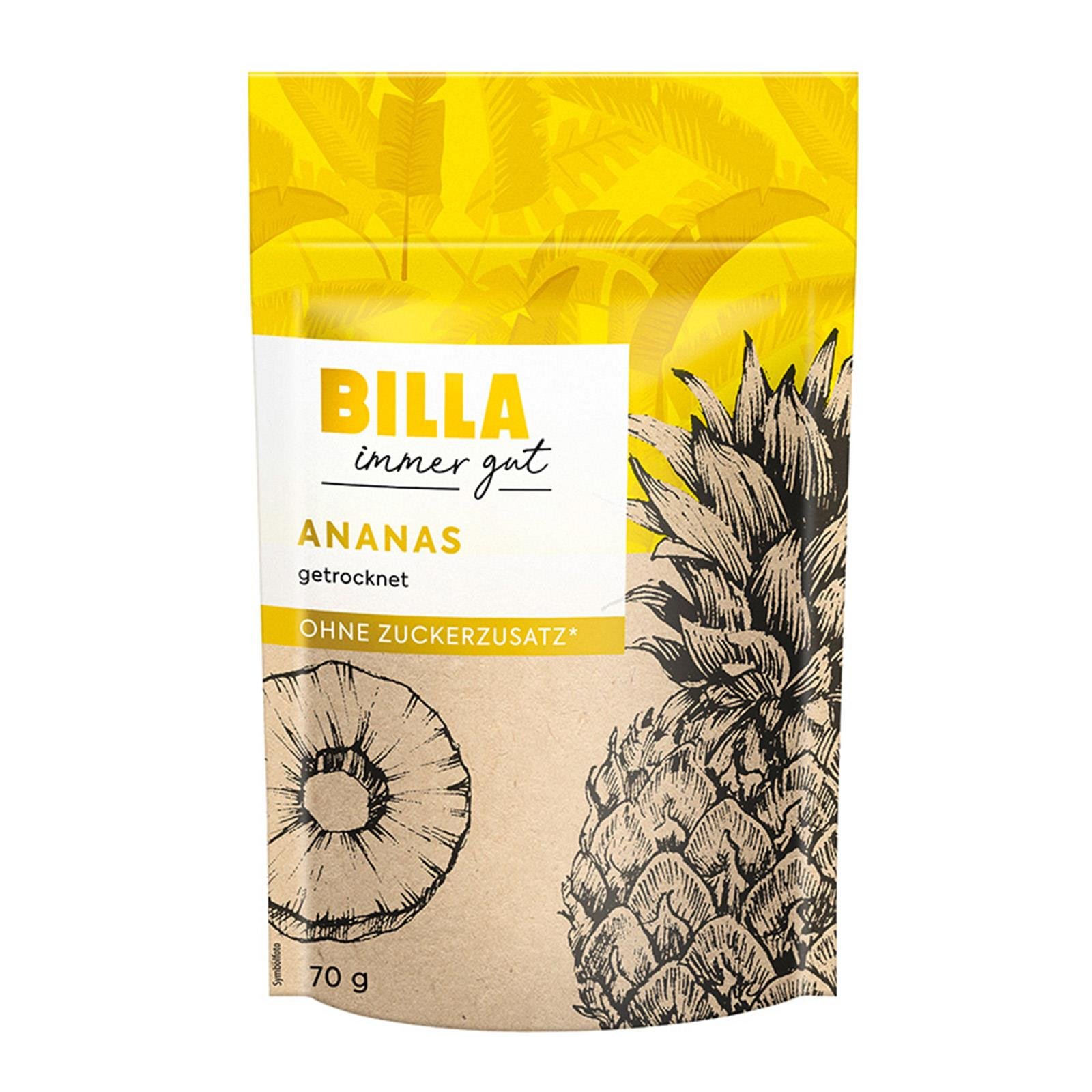 BILLA Ananas getrocknet