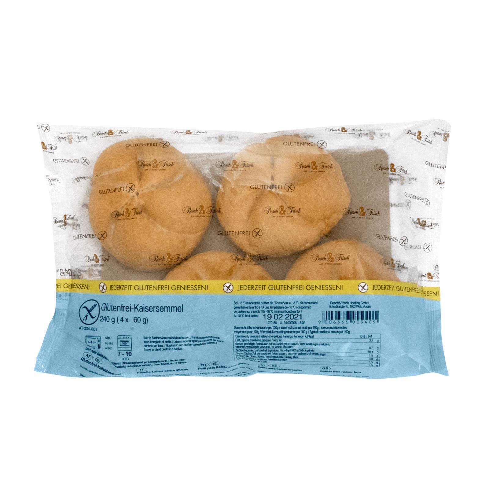 Resch&Frisch Kaisersemmel 4er Glutenfrei