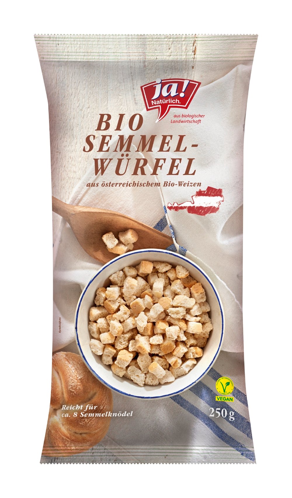 Ja! Natürlich Semmelwürfel