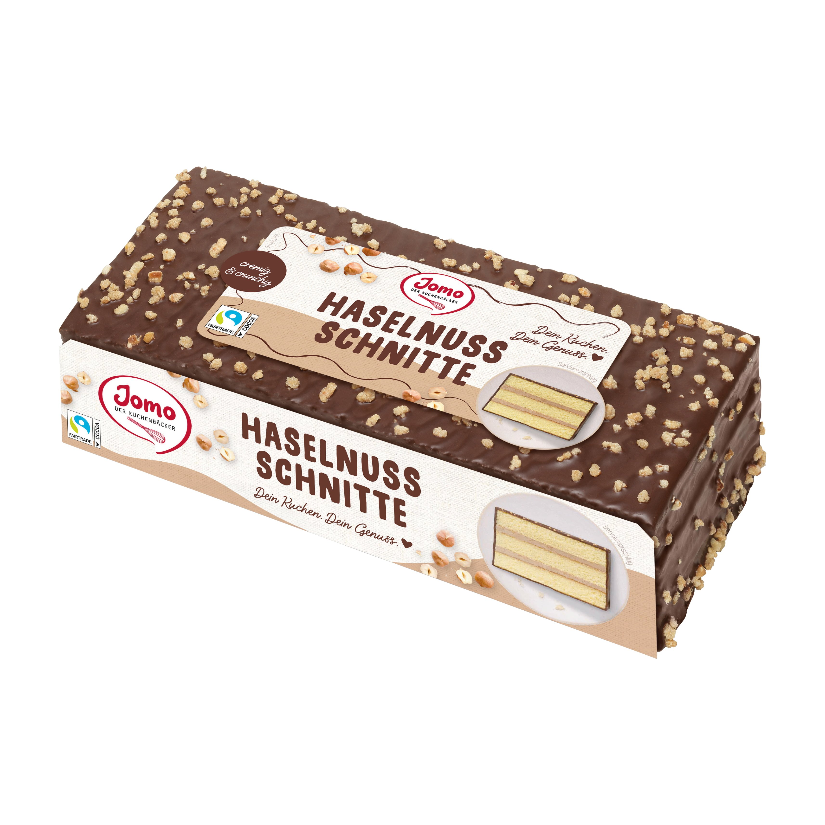 Jomo Haselnuss Schnitte