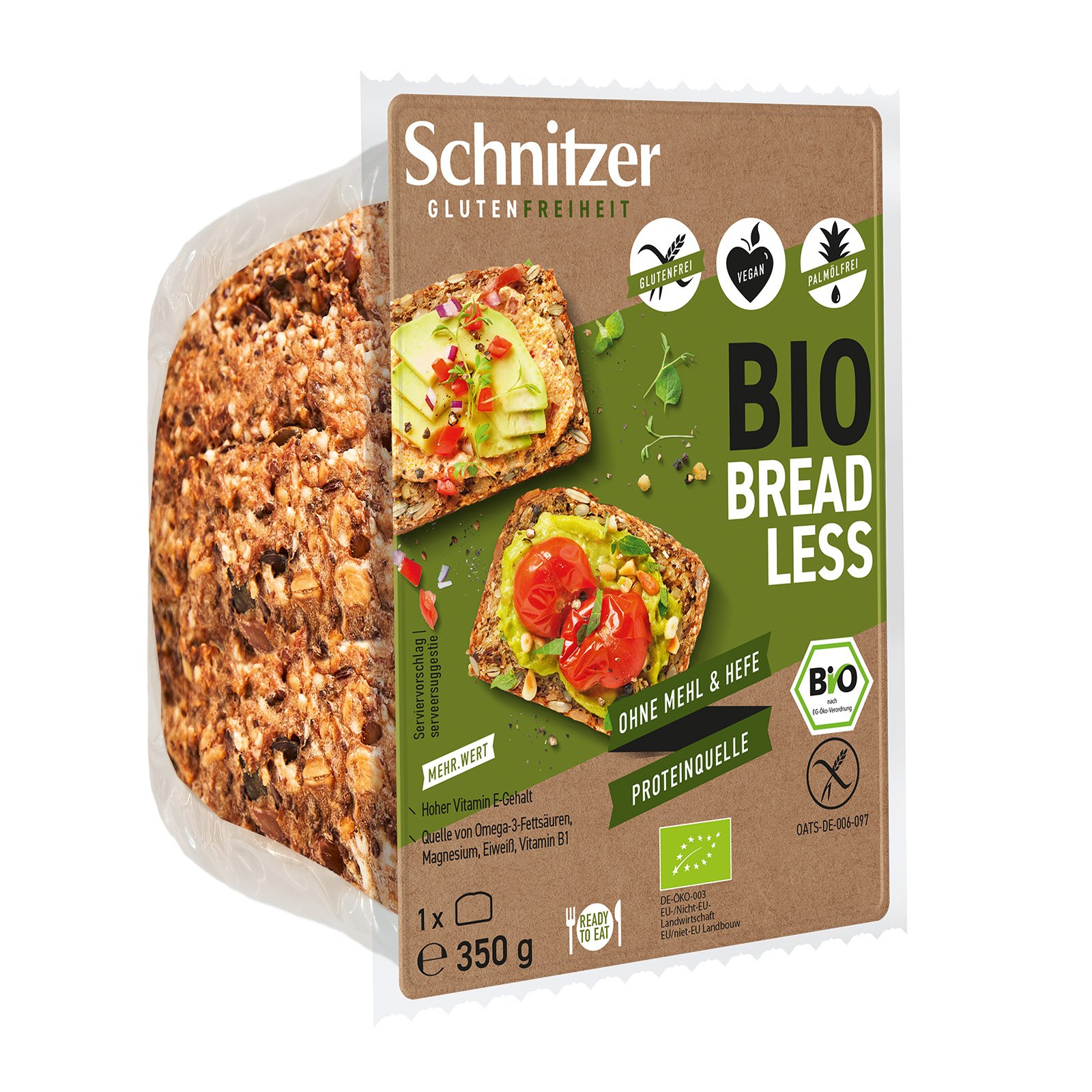 Schnitzer Bread Less Bio Saatenbrot Glutenfrei