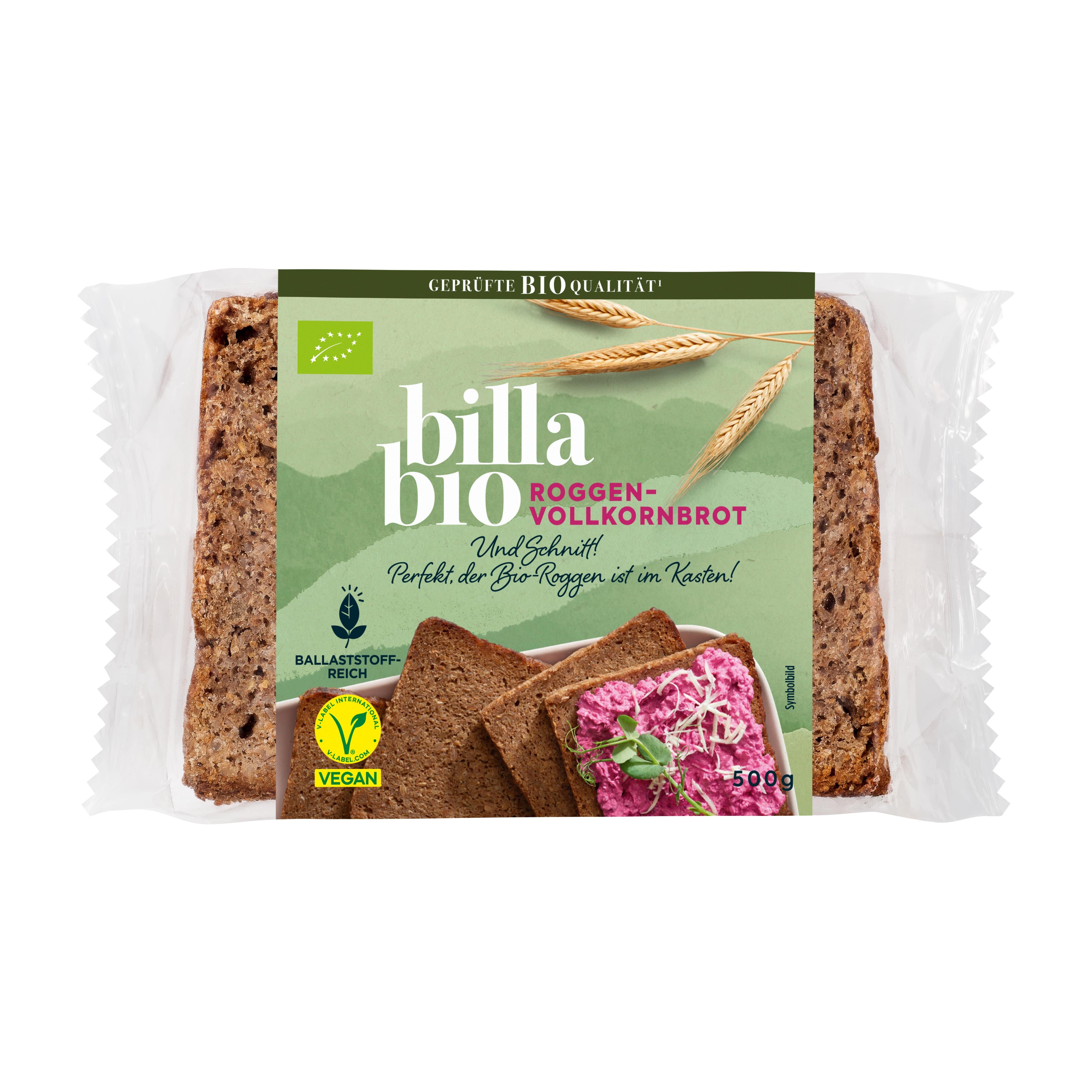 BILLA Bio Roggenvollkornbrot