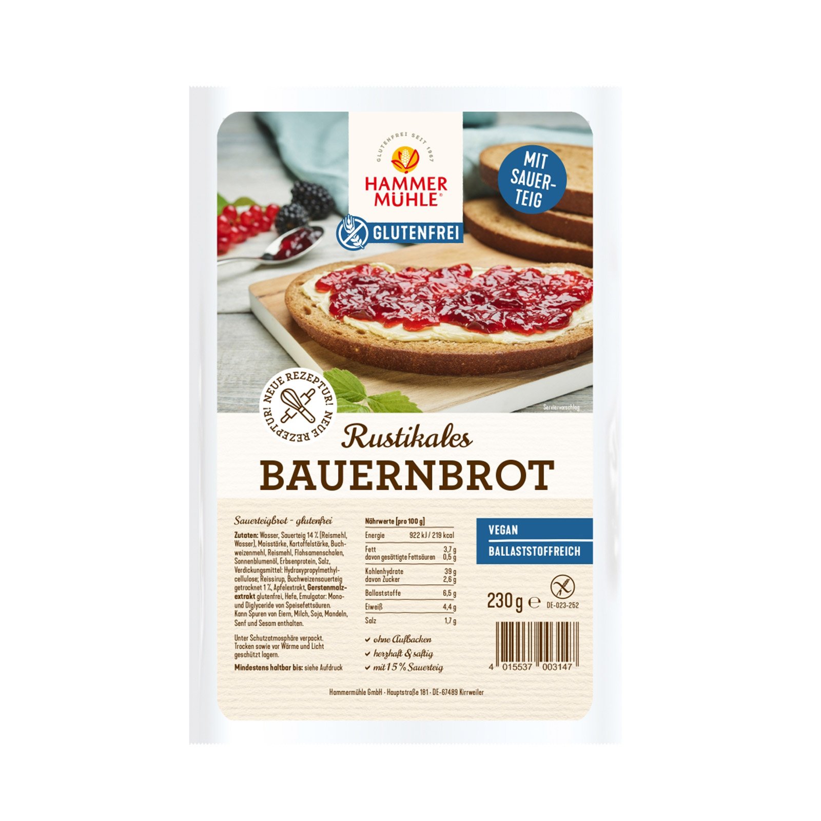 Hammermühle Rustikales Bauernbrot