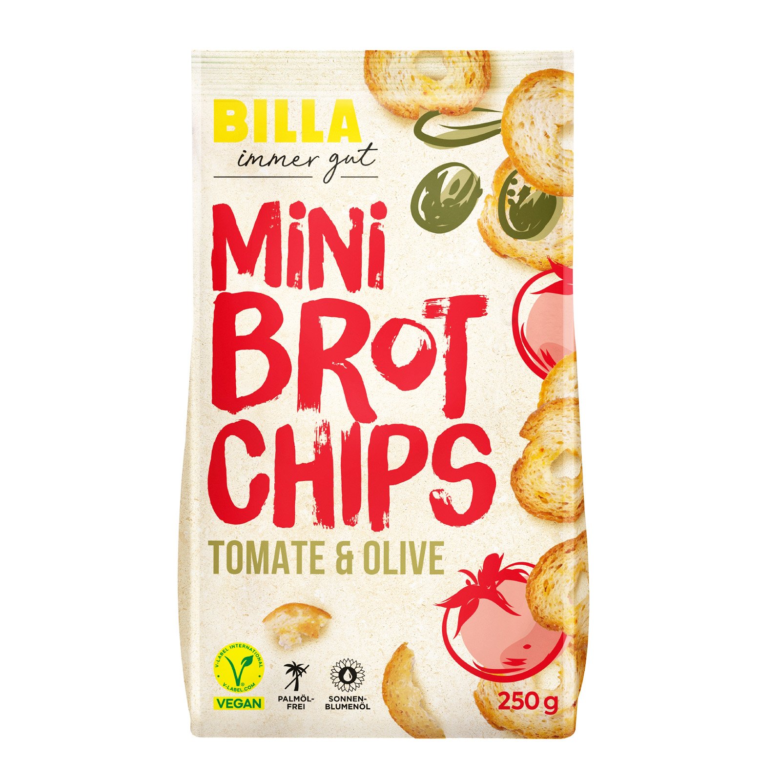 BILLA Brotchips Tomate & Olive