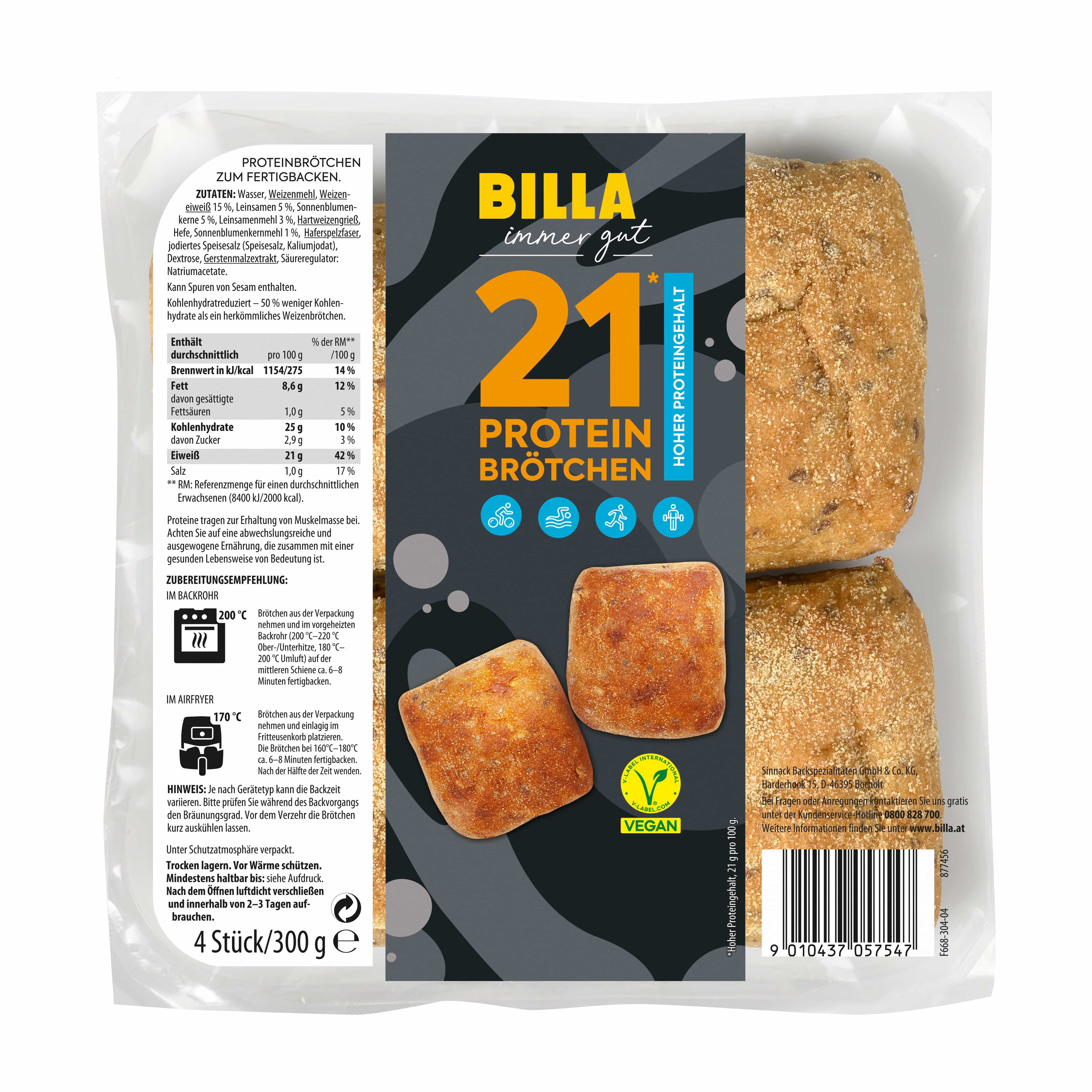 BILLA Proteinbrötchen