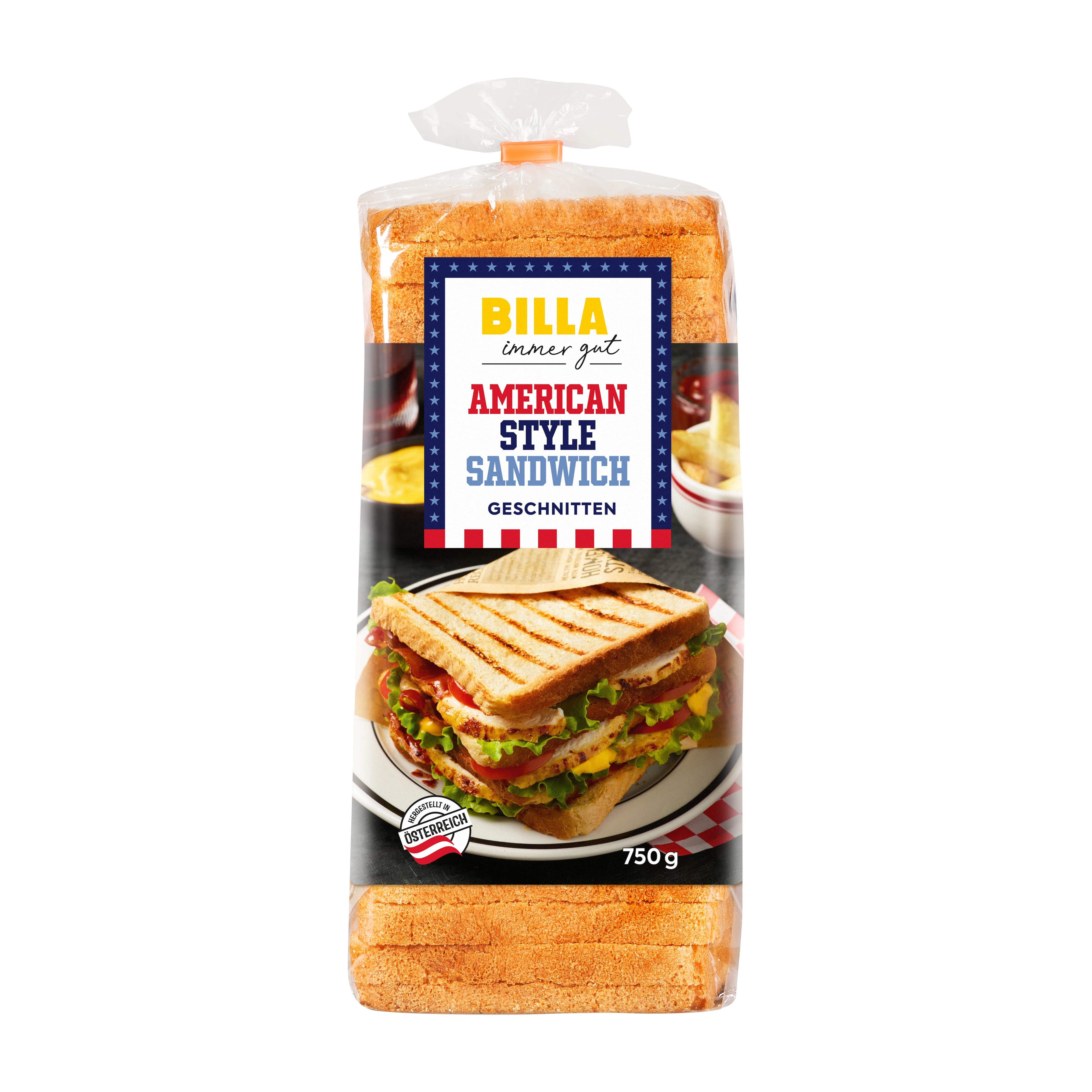 BILLA immer gut American Style Sandwich