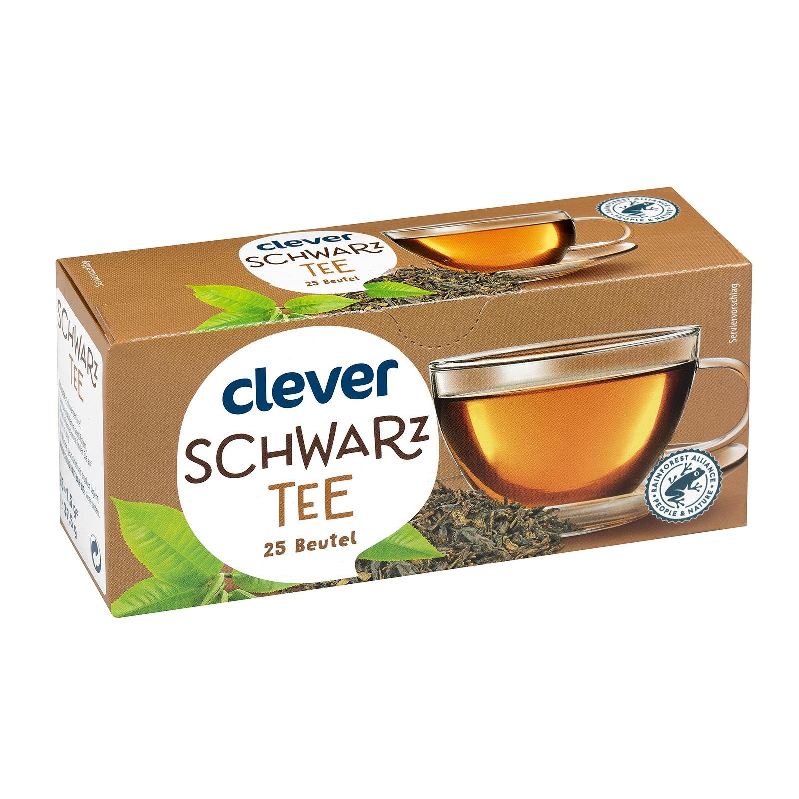Clever Schwarztee