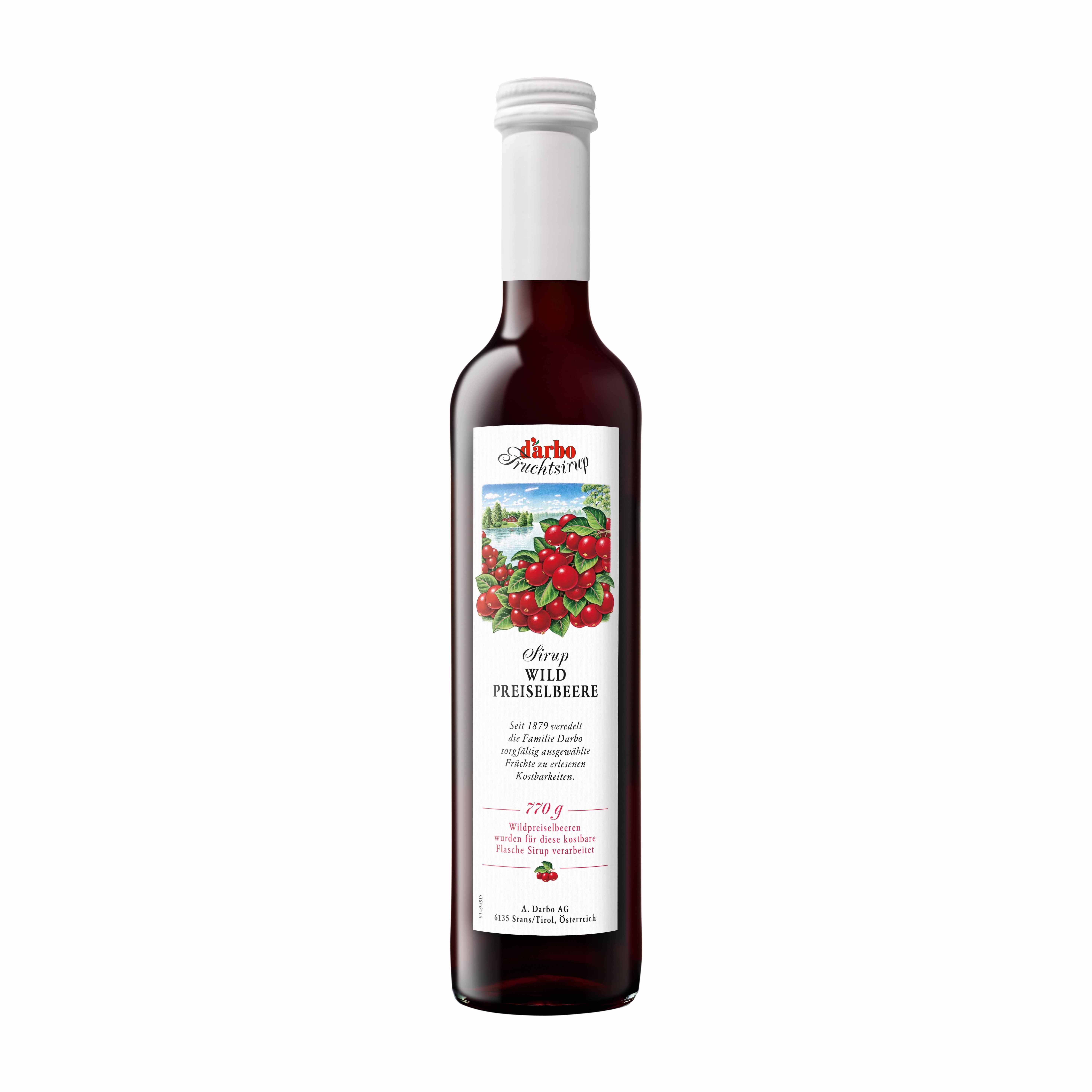 Darbo Wildpreiselbeer Sirup