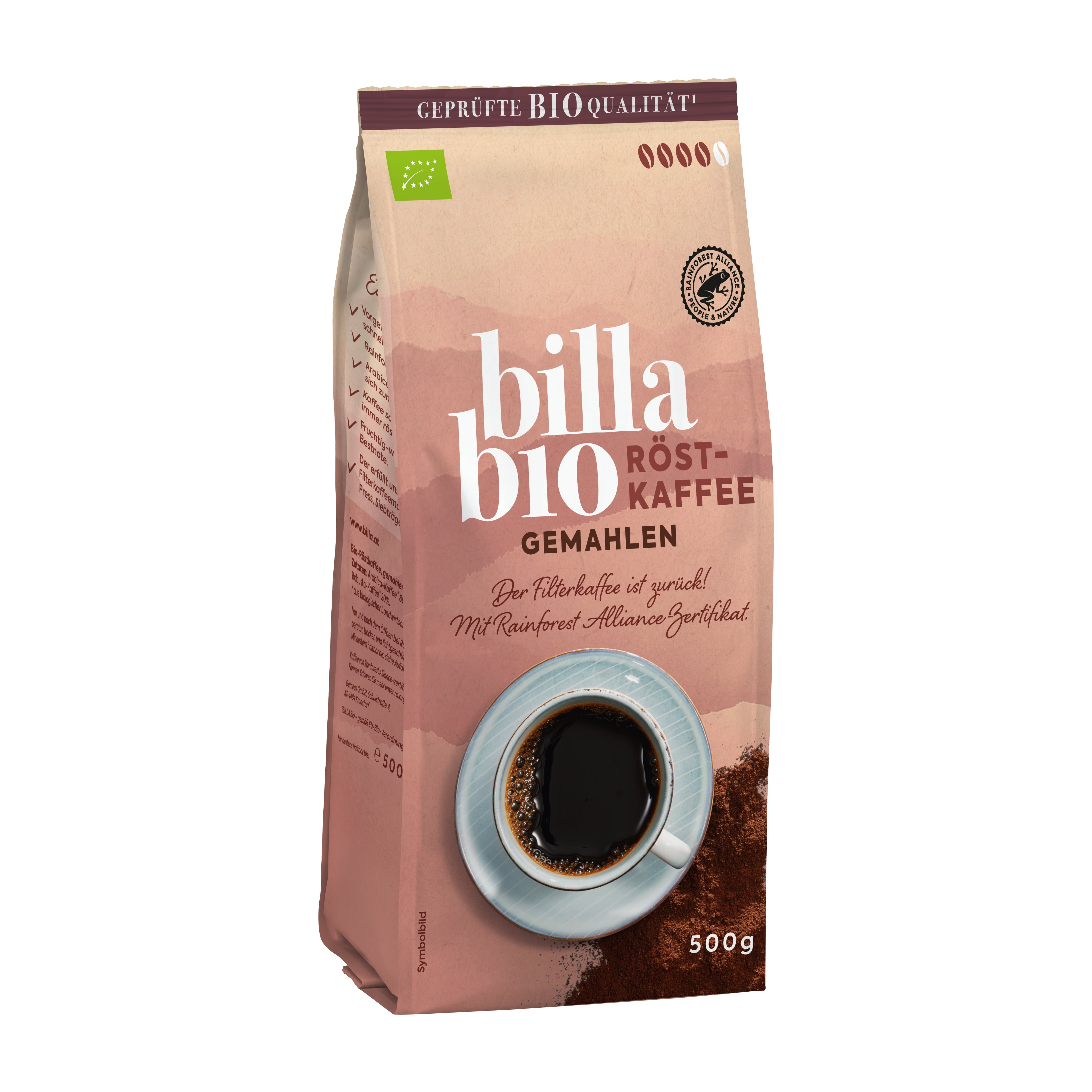 BILLA Bio Röstkaffee gemahlen