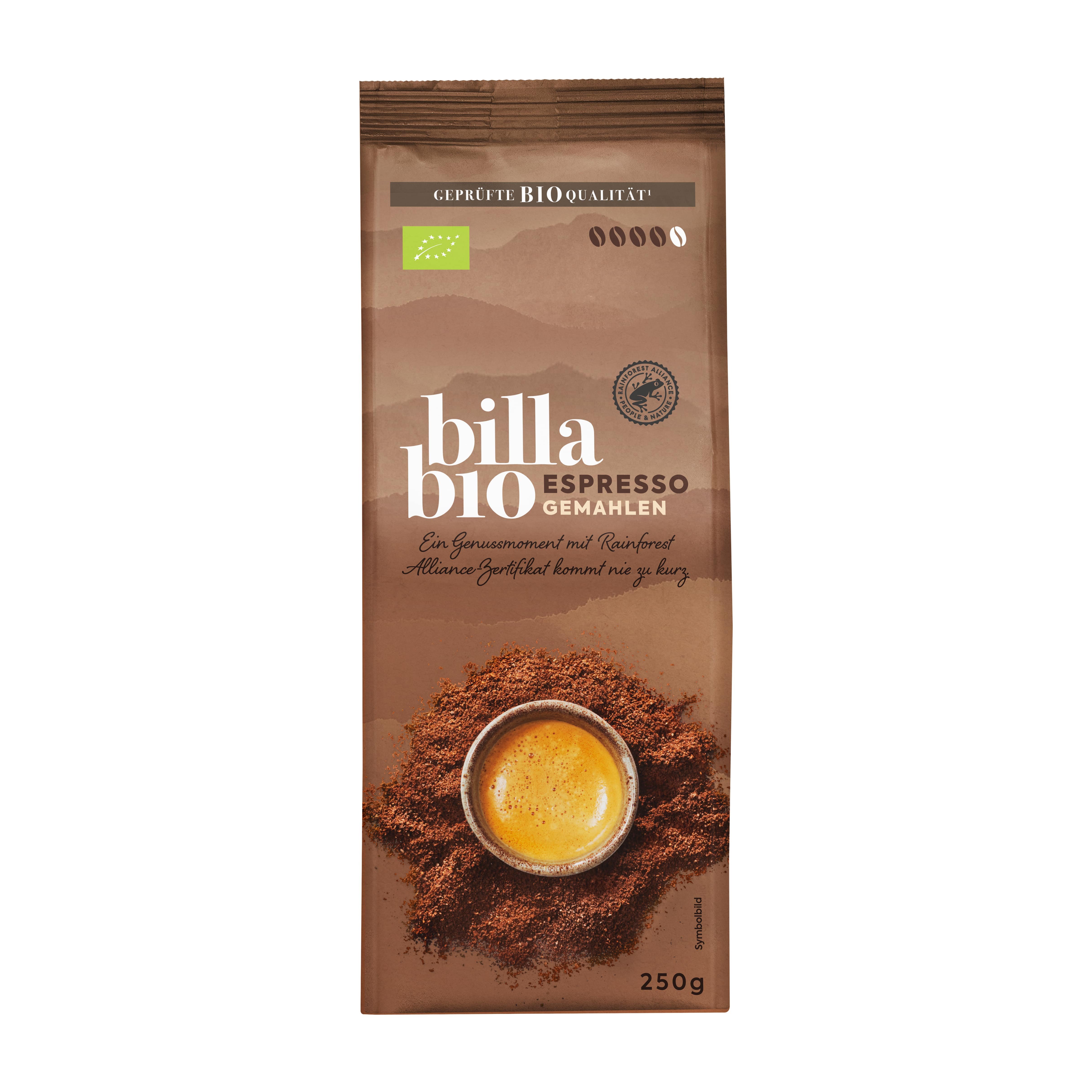 BILLA Bio Espresso Gemahlen