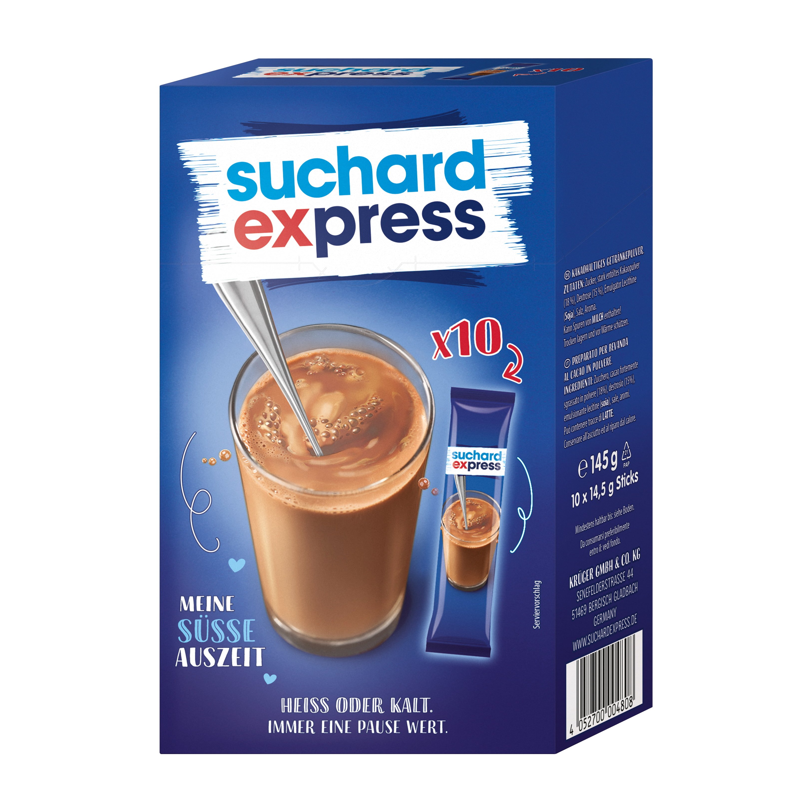 Suchard Express Trinkkakao Sticks 10er