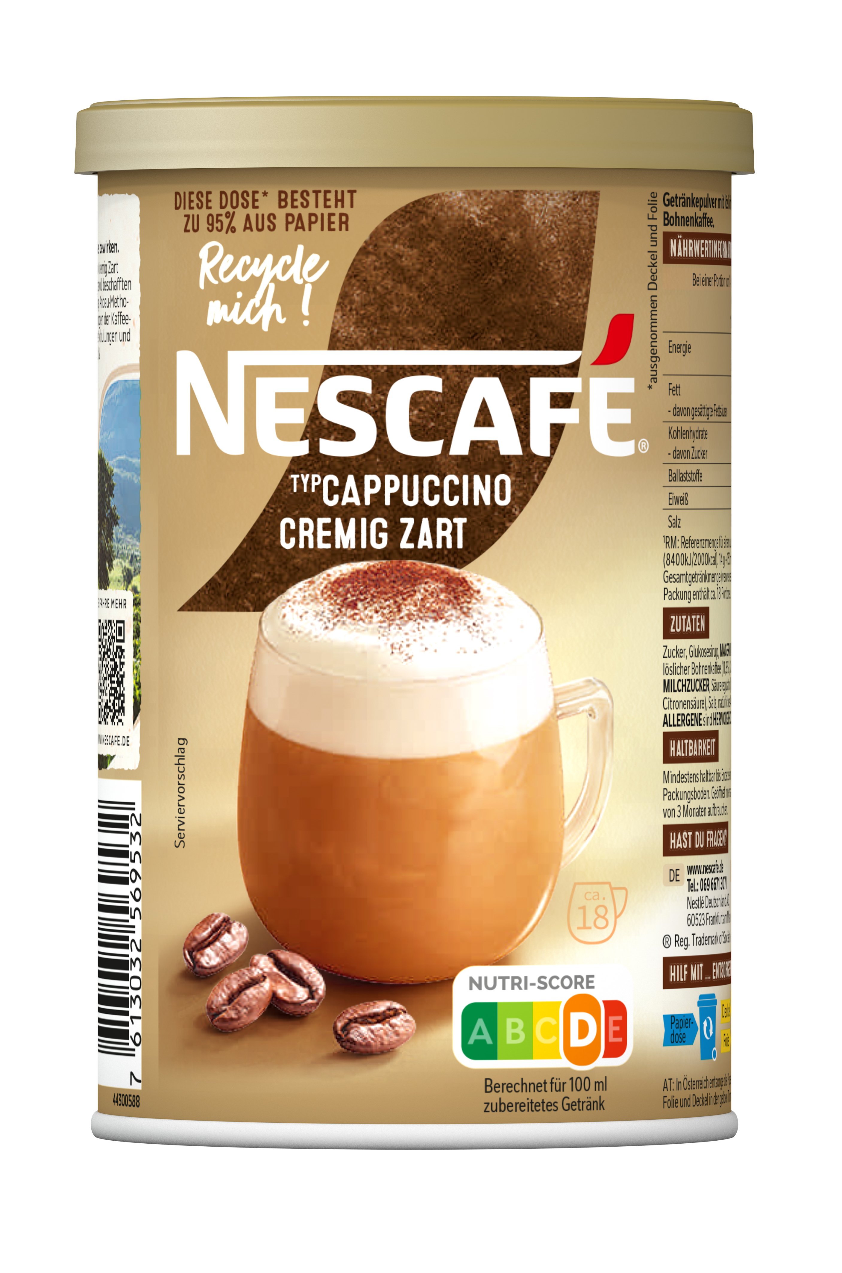 Nescafé Gold Cappuccino cremig zart