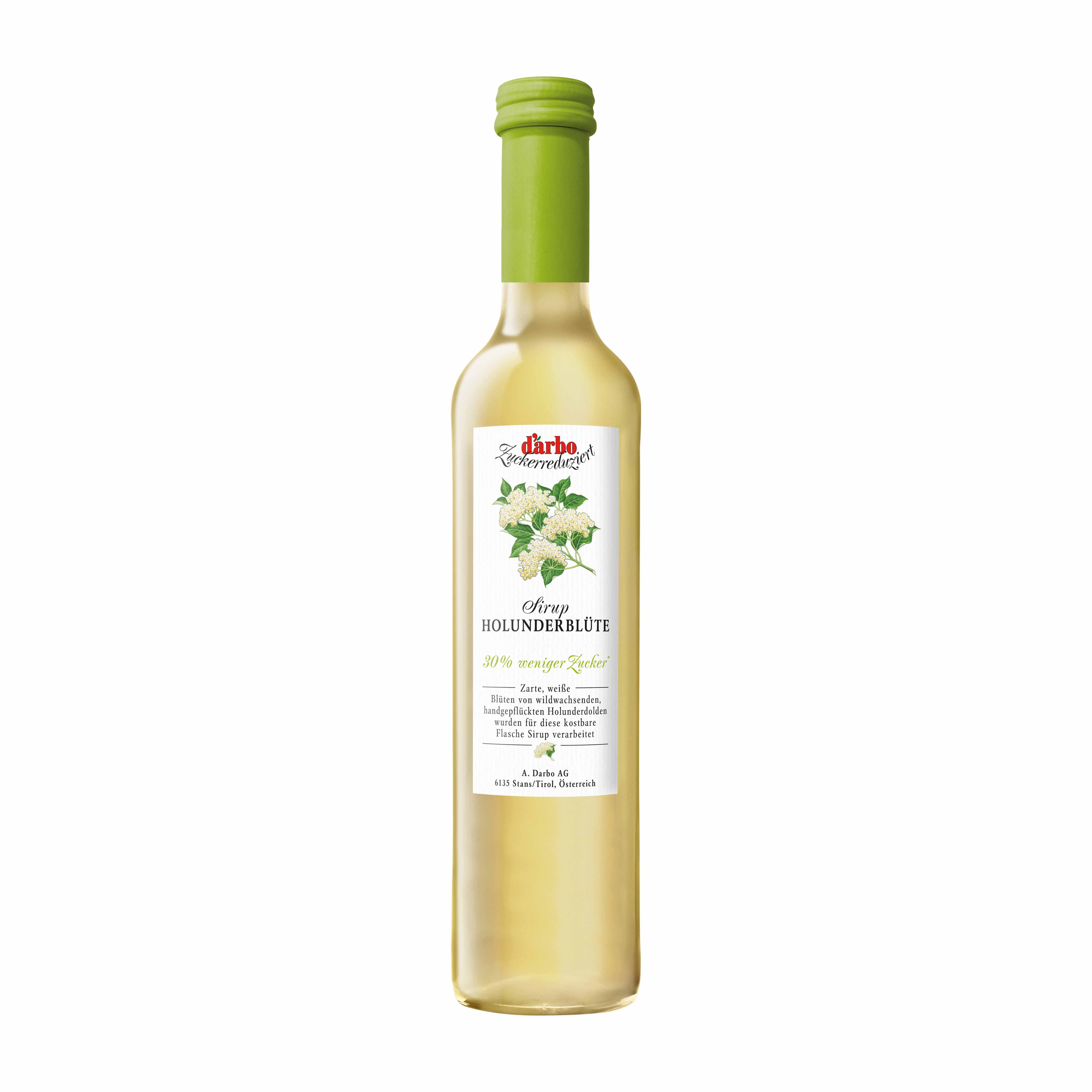 Darbo Sirup Holunderblüte - weniger Zucker