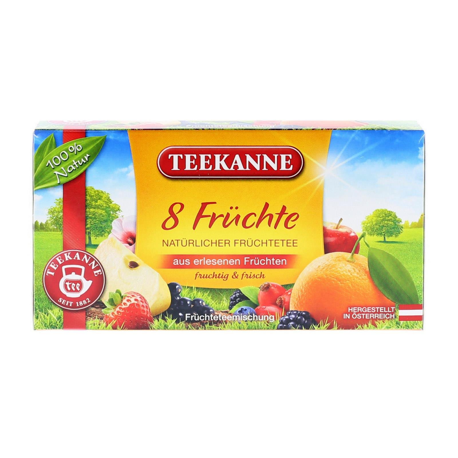 Teekanne 8 Früchte Tee
