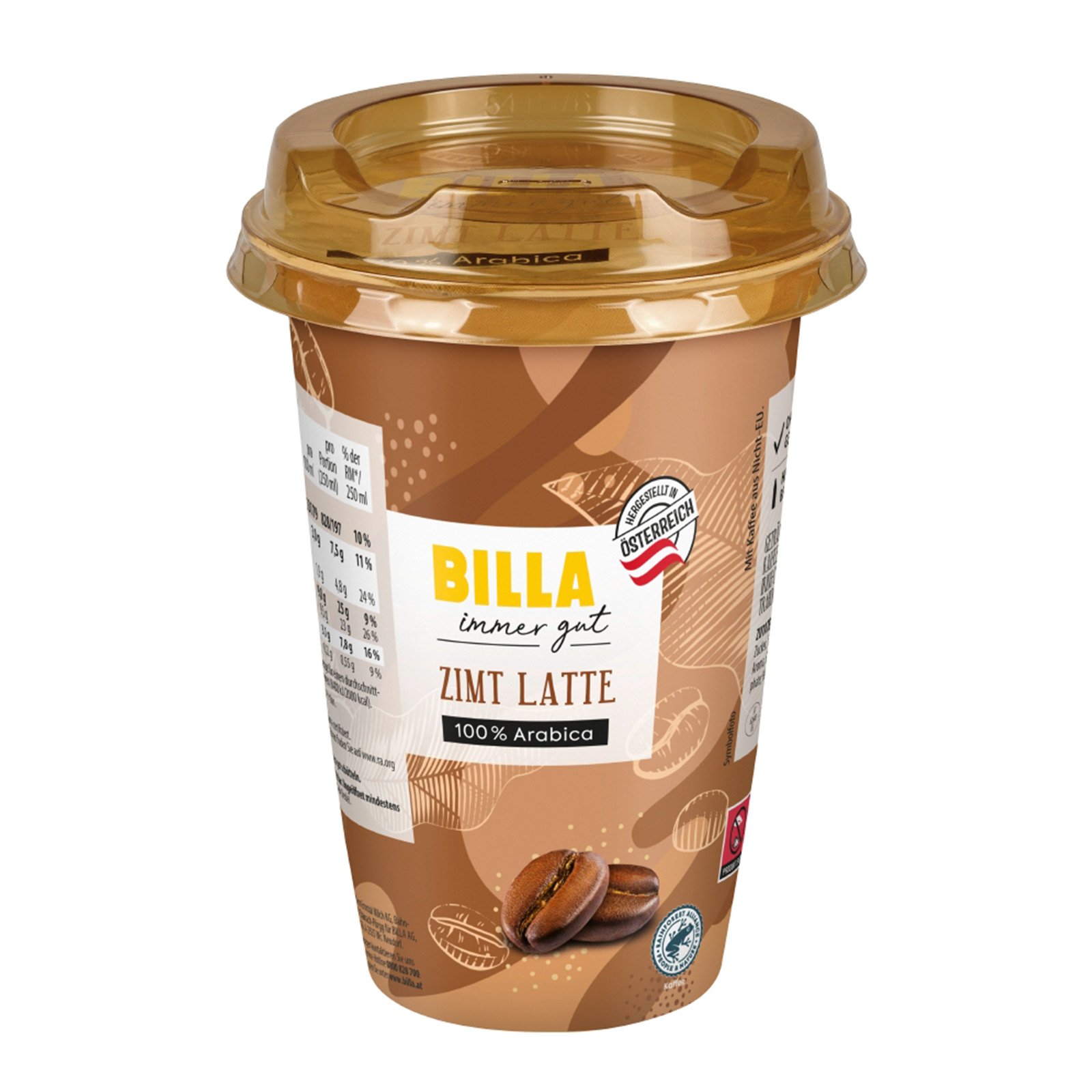 BILLA Zimt Latte