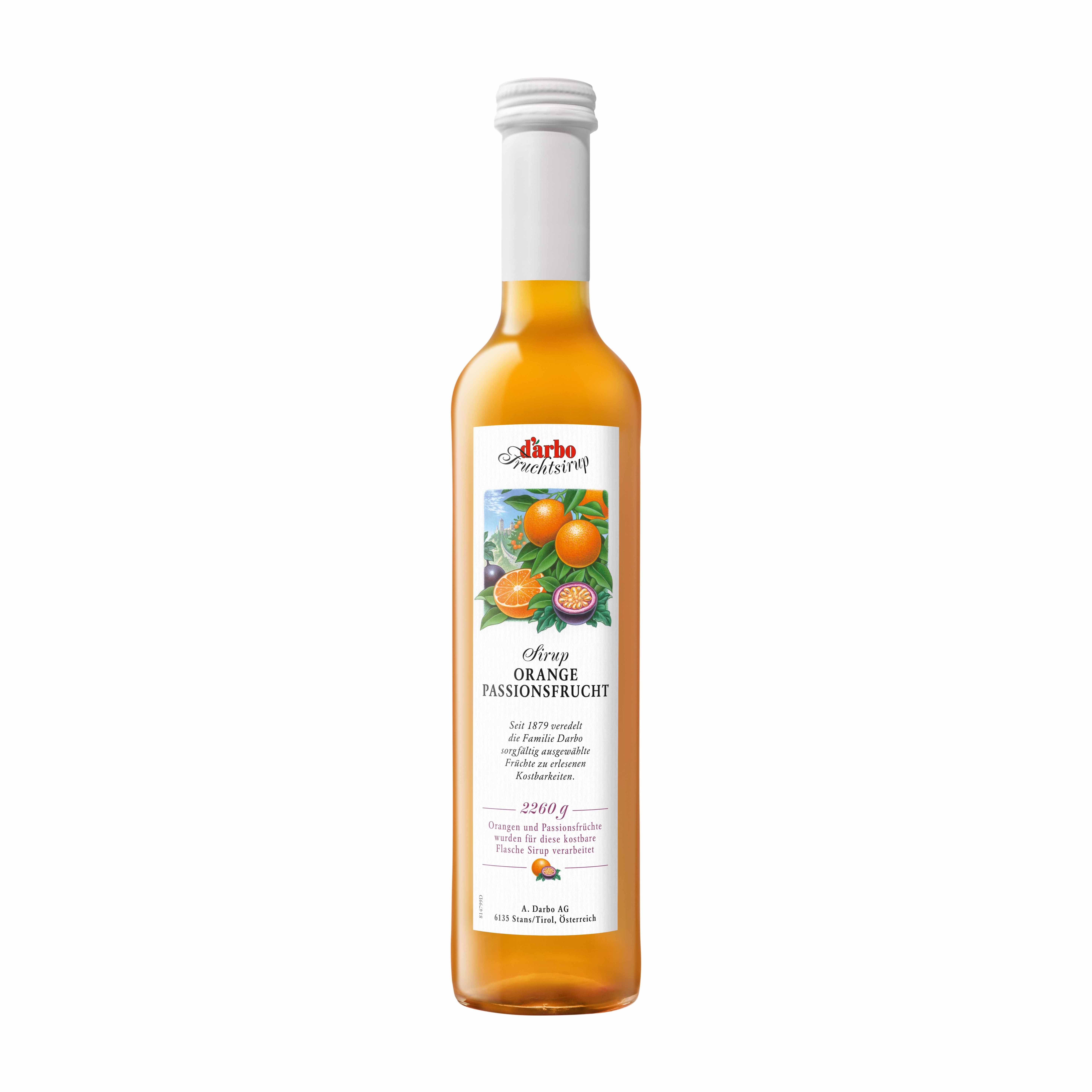 Darbo Sirup Orange - Passionsfrucht