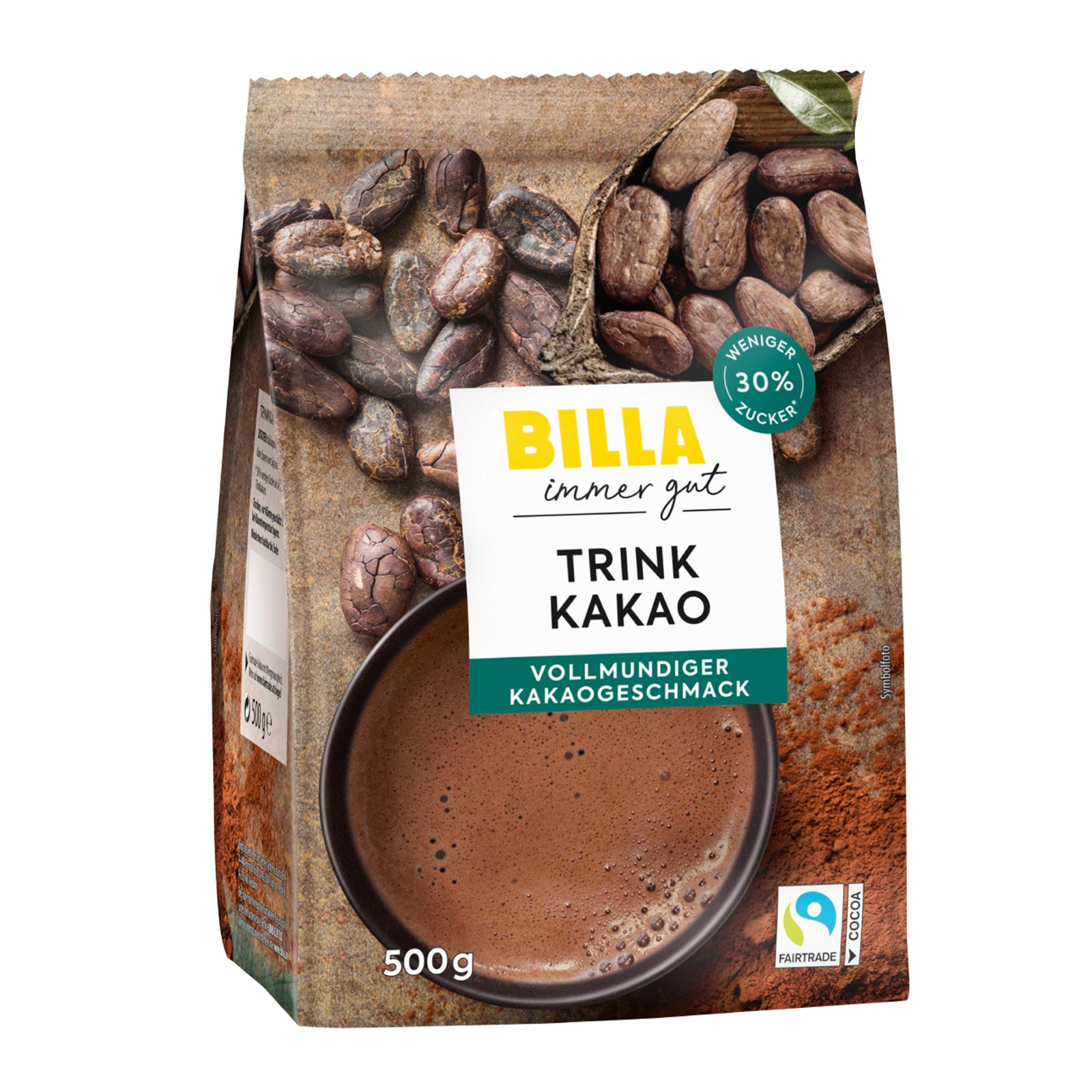 BILLA Trinkkakao zuckerreduziert