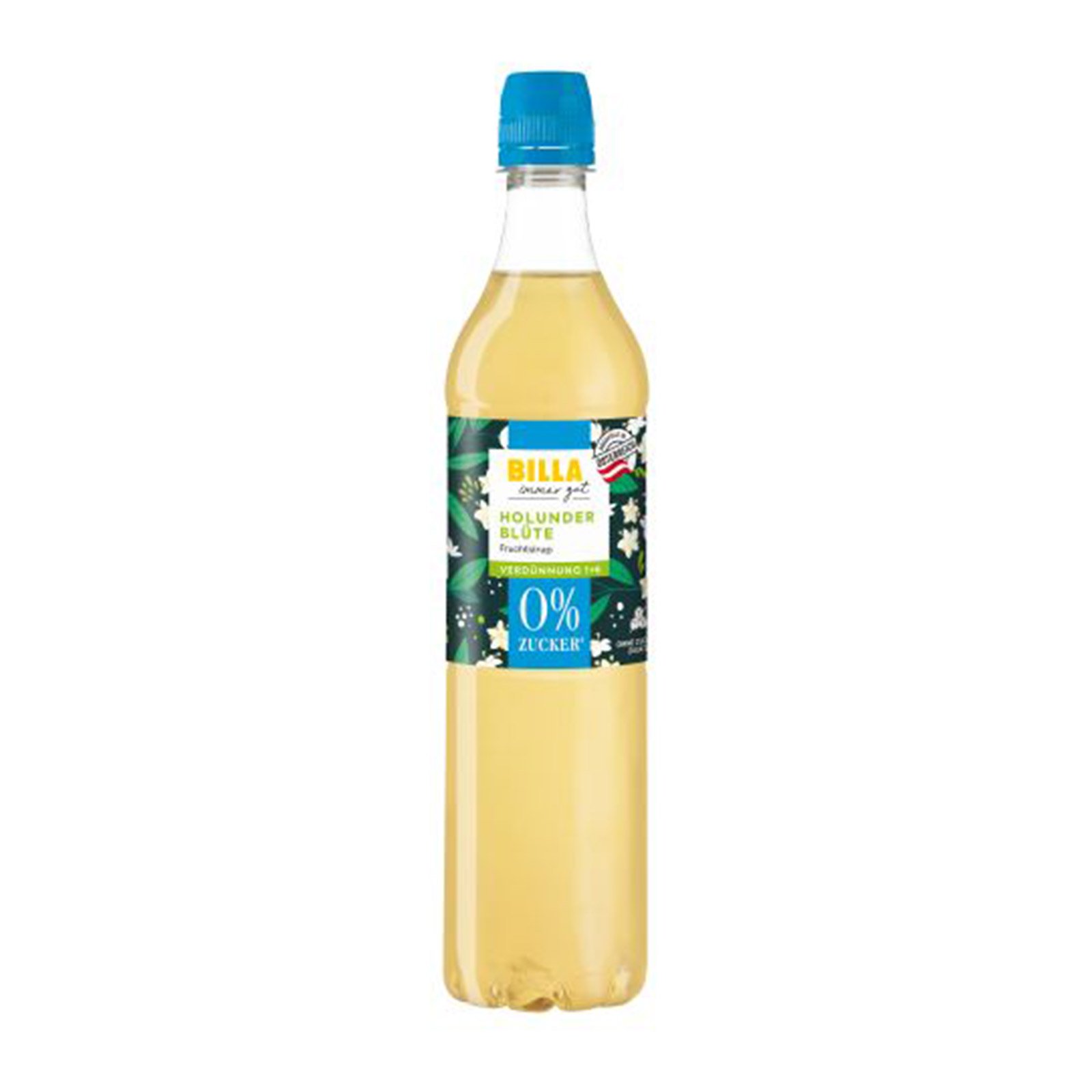 BILLA Sirup Holunderblüte 0% Zucker