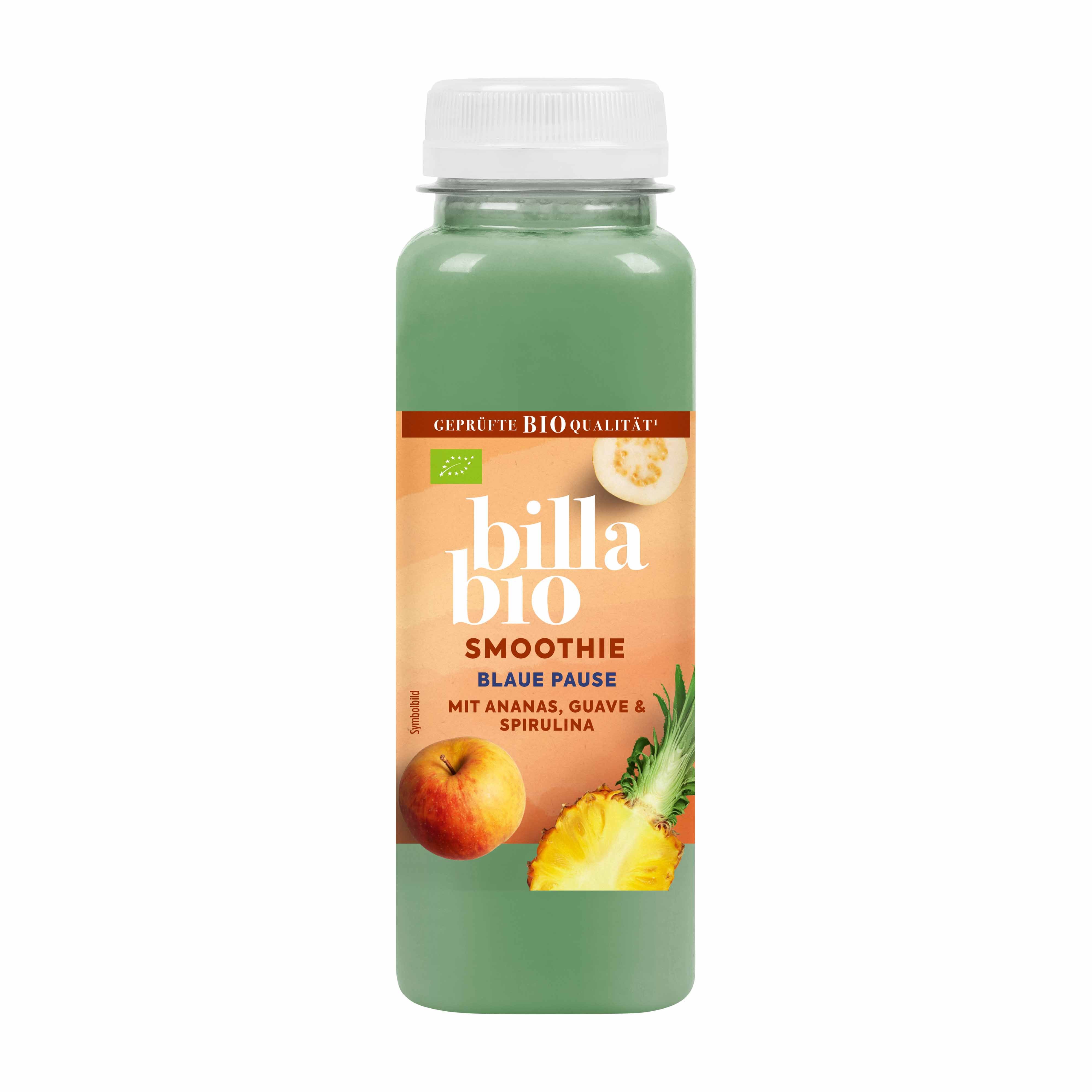 BILLA Bio Smoothie Blaue Pause