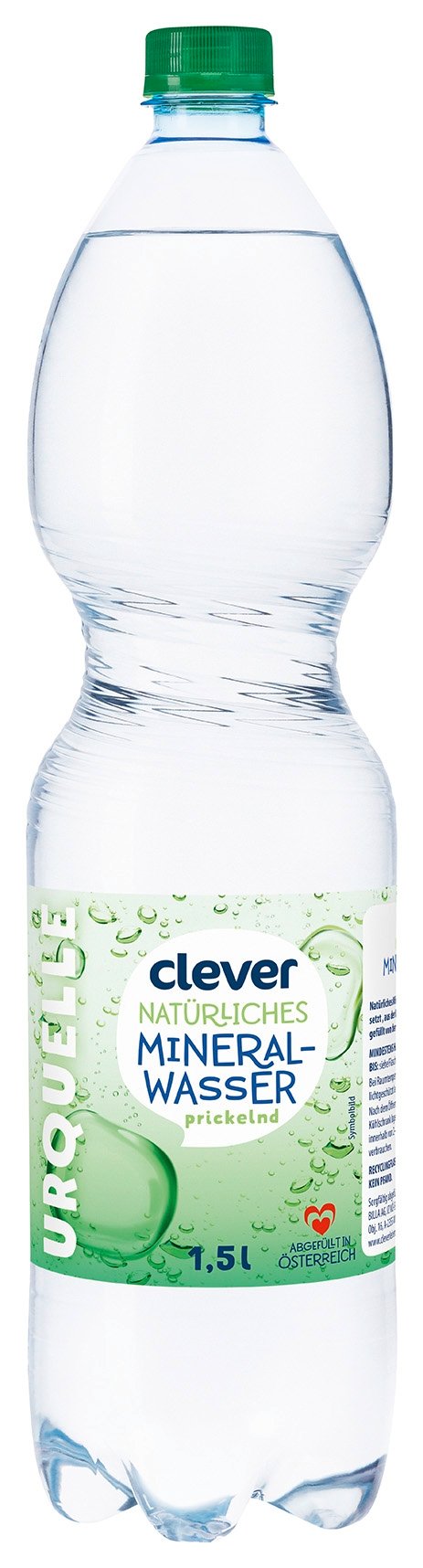 Clever Urquelle Mineralwasser Prickelnd