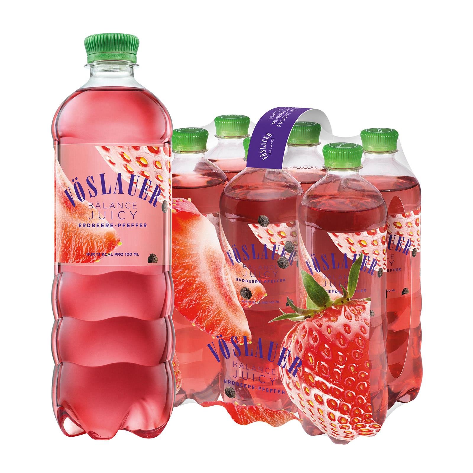 Vöslauer Balance Juicy Erdbeer-Pfeffer