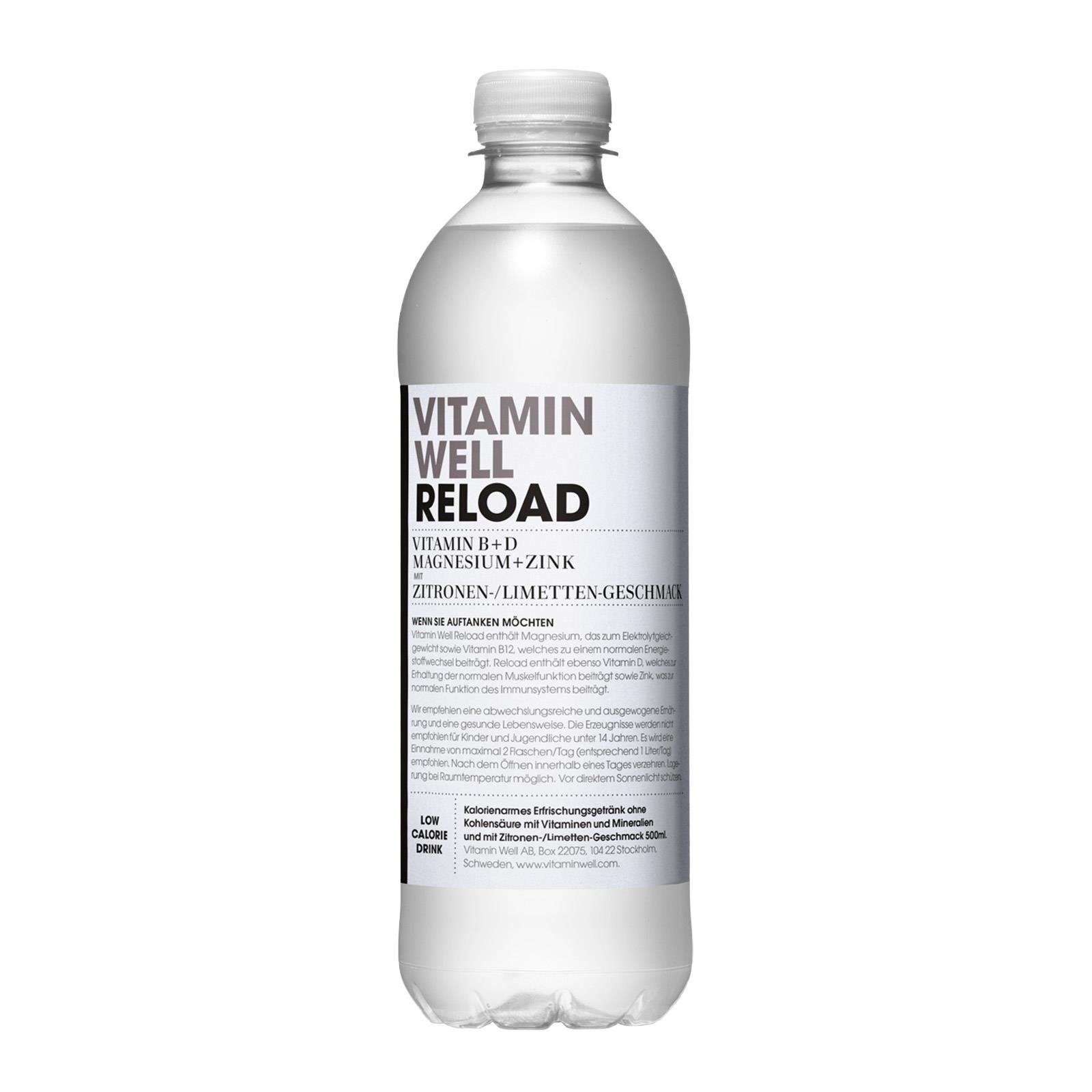 Vitamin Well Reload Zitronen-Limetten