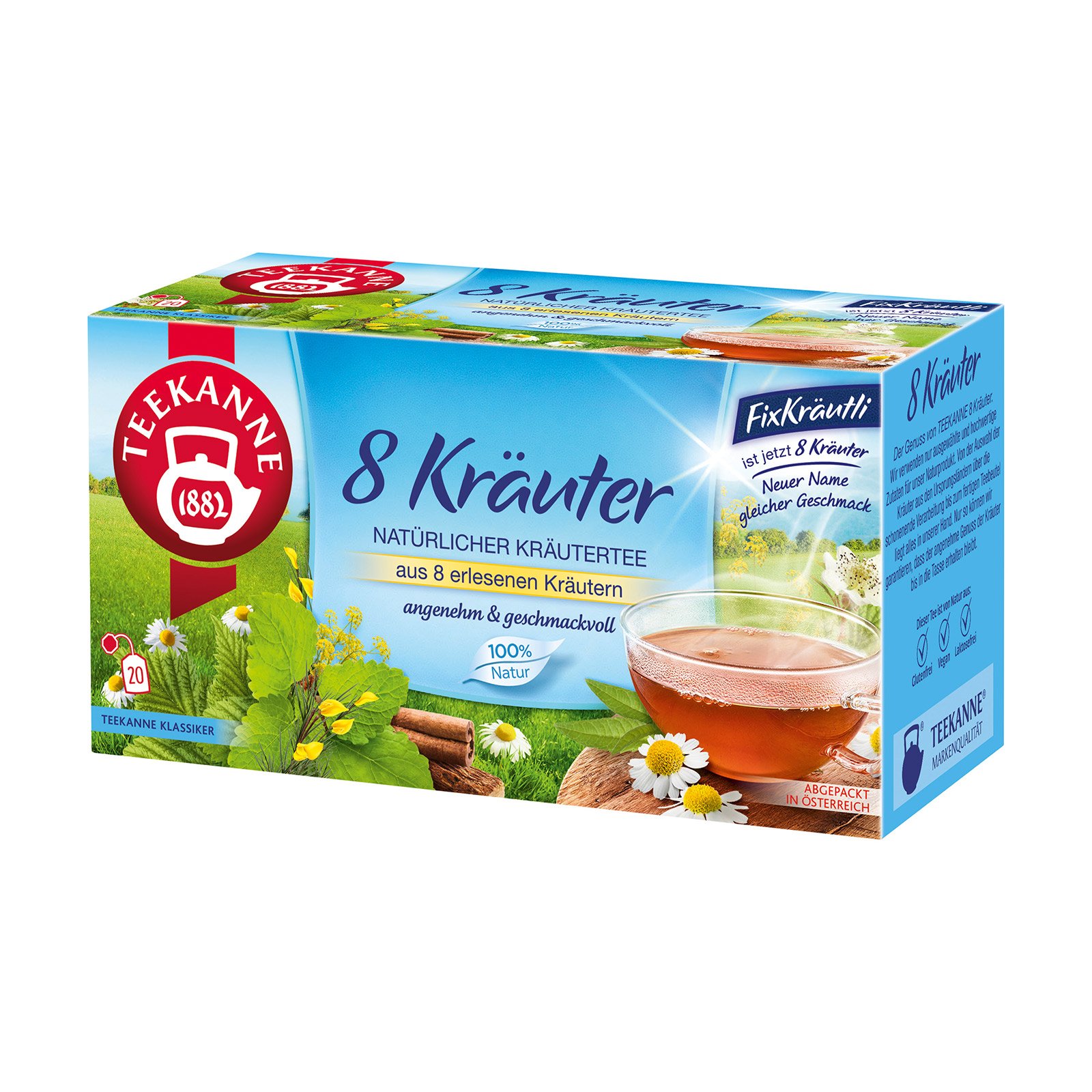 Teekanne Fix 8 Kräuter