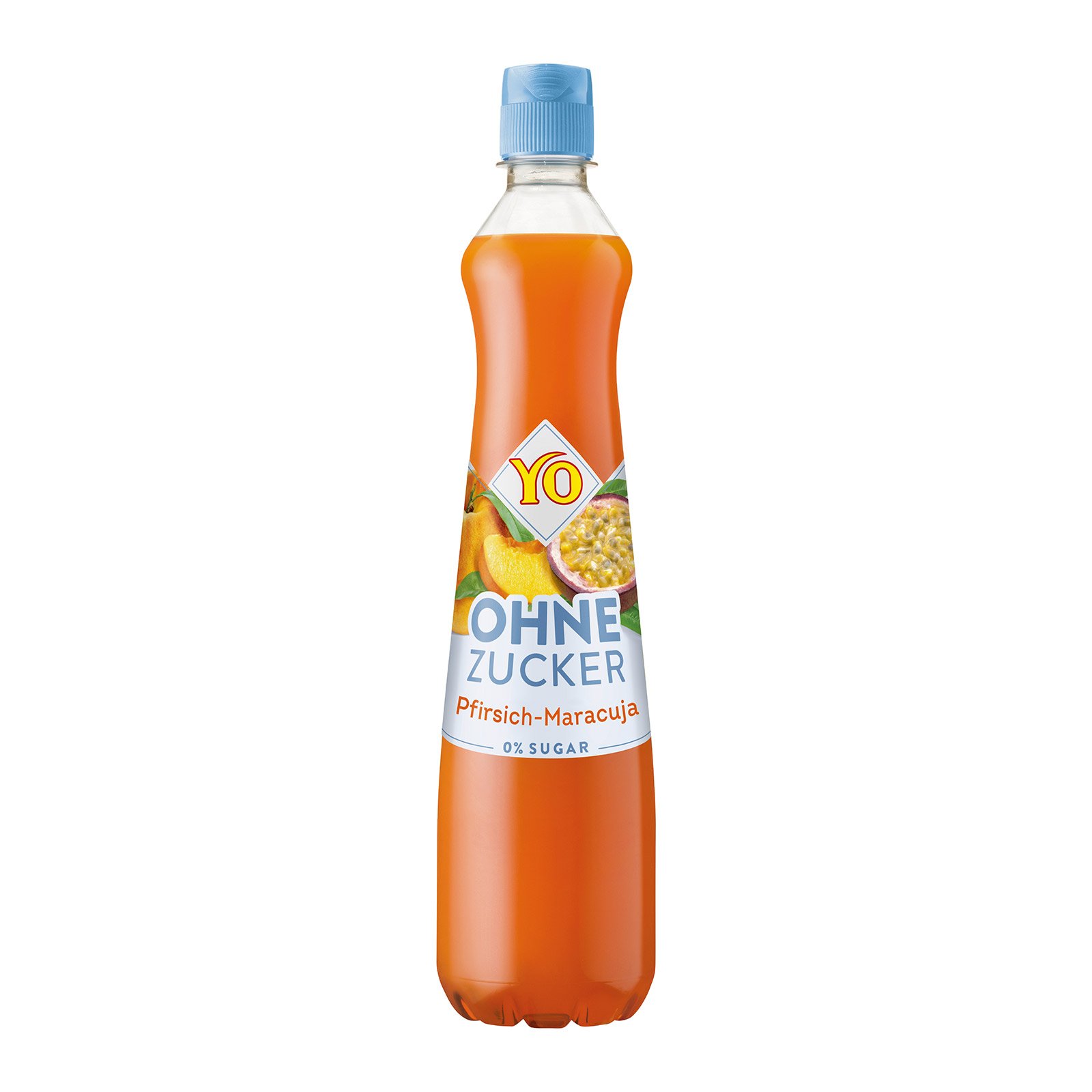 YO Fruchtsirup ohne Zucker Pfirsich-Maracuja