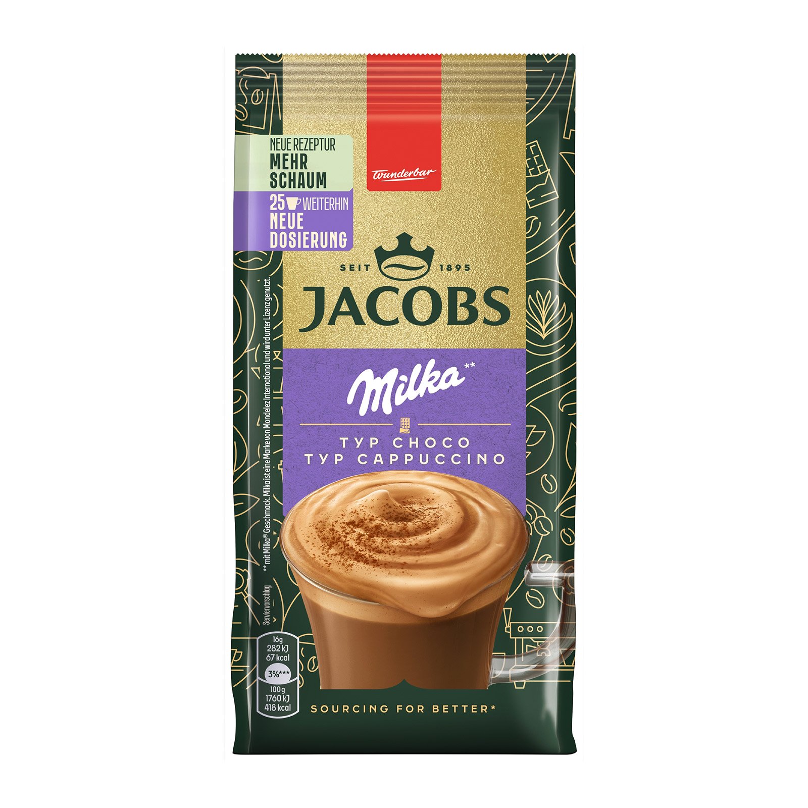 Jacobs Mixes Typ Milka Cappuccino