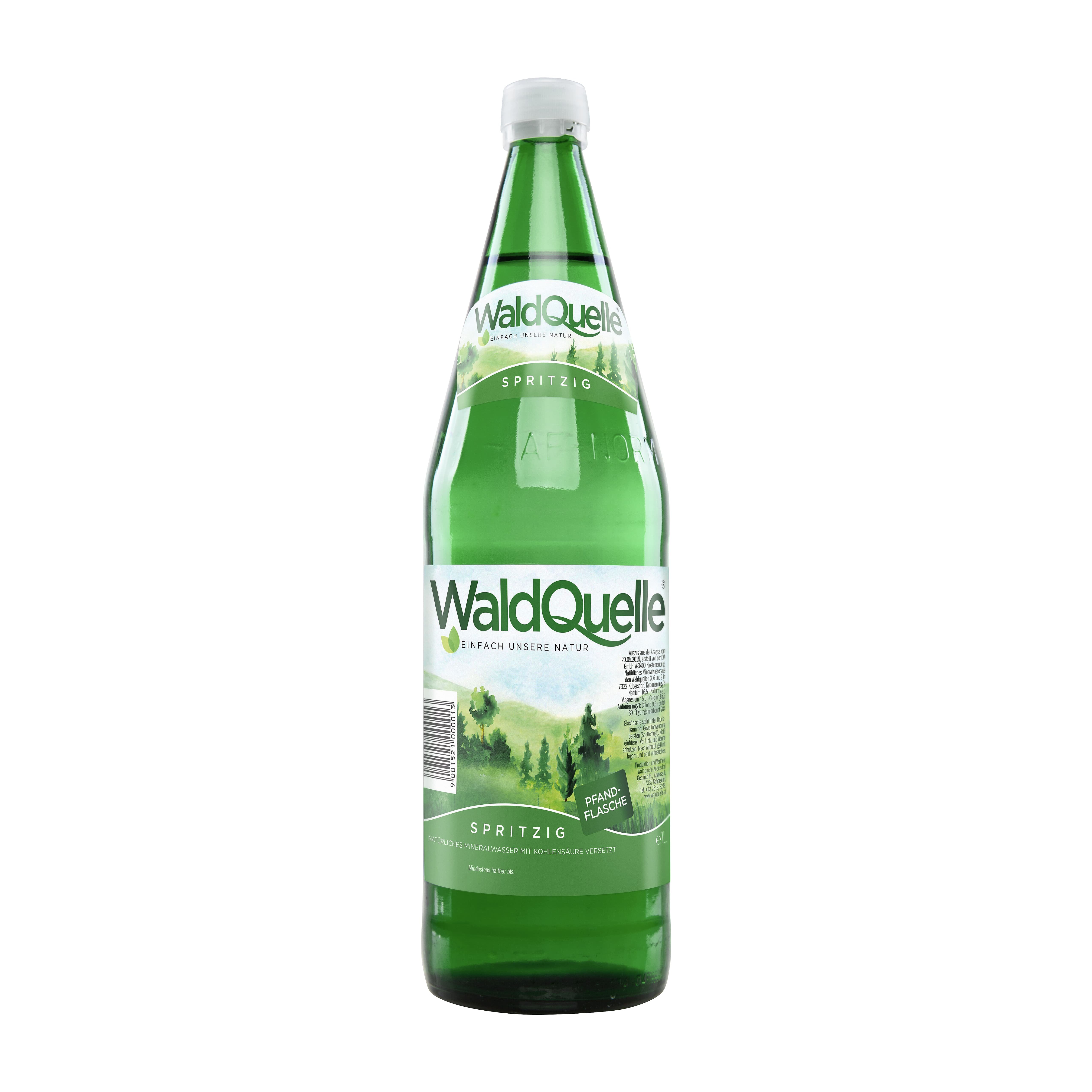 Waldquelle Mineralwasser spritzig