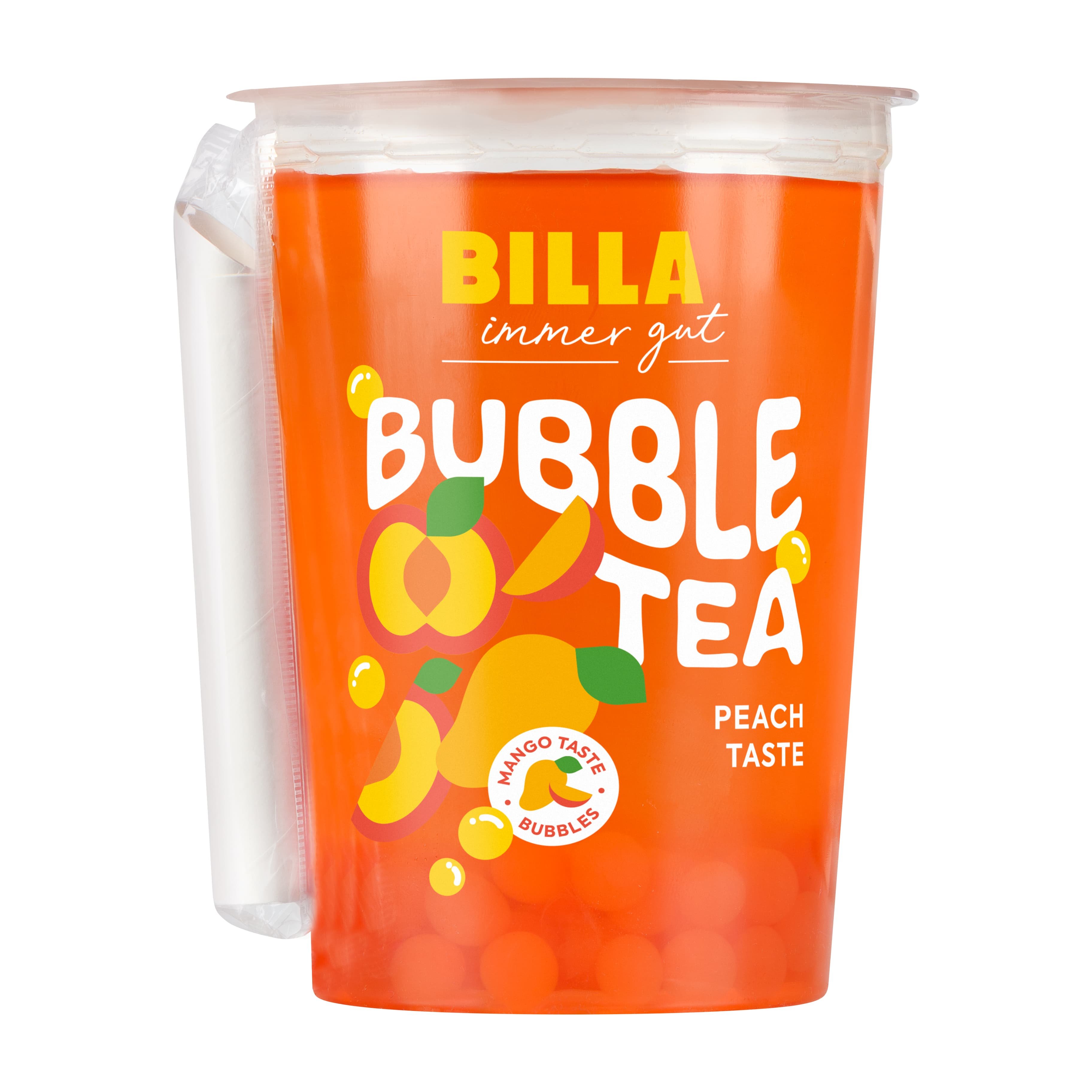 BILLA Bubble Tea Peach Taste