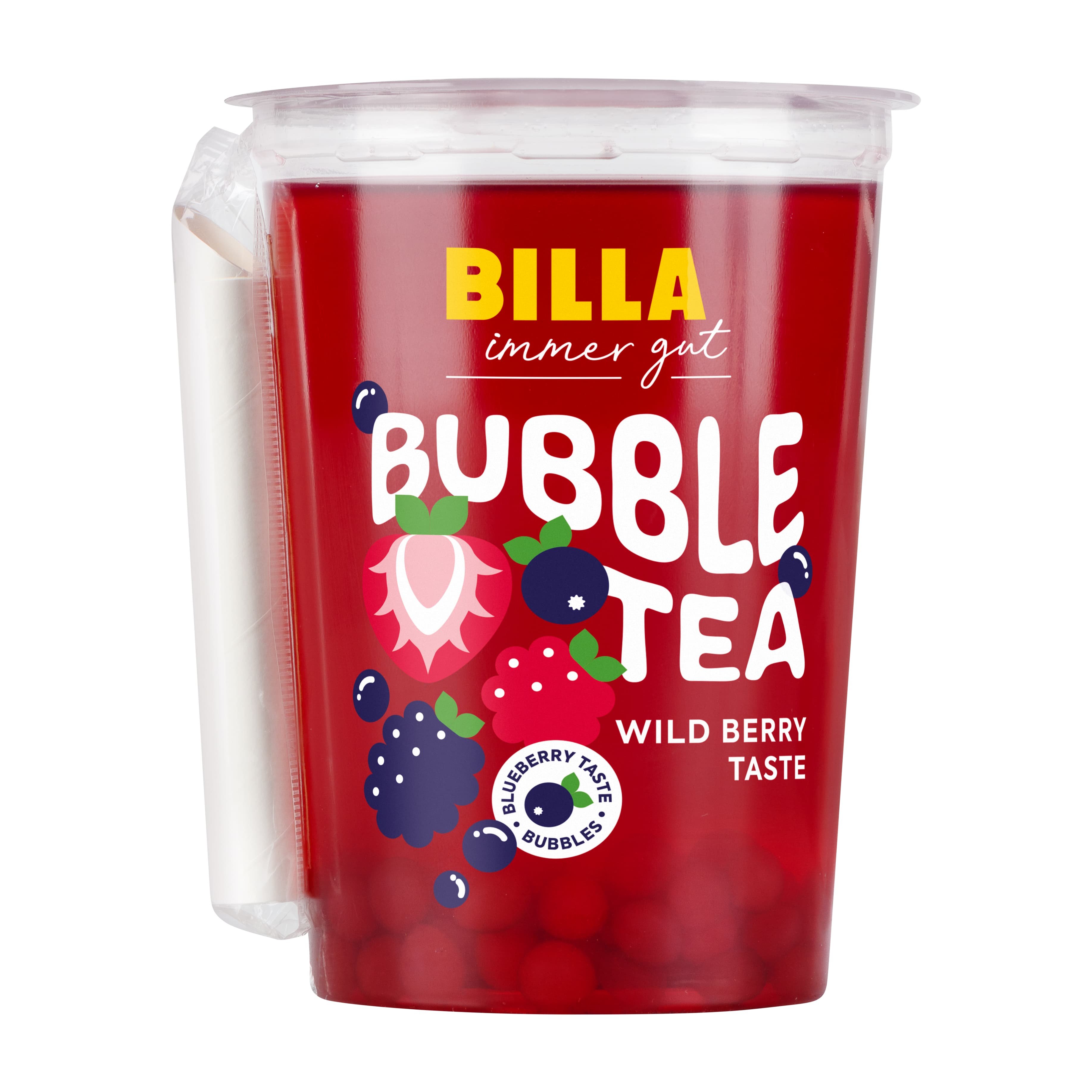 BILLA Bubble Tea Wild Berry Taste