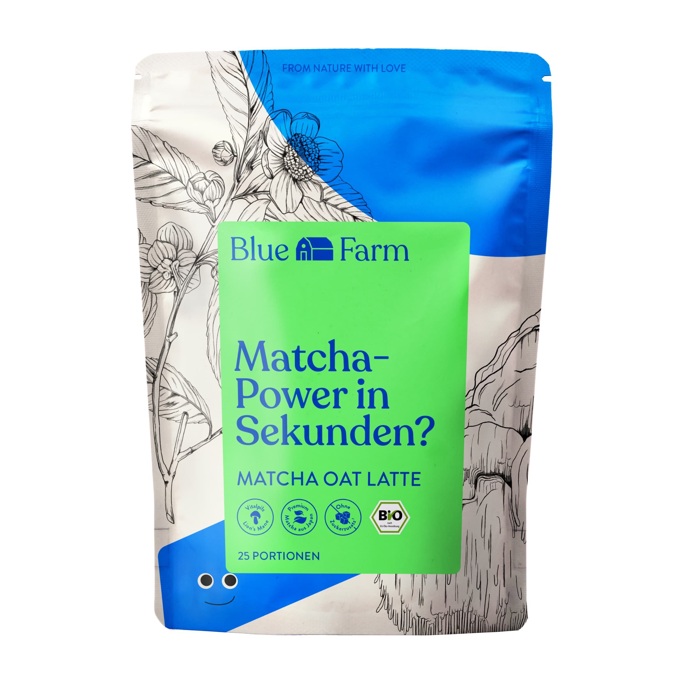 Blue Farm Matcha Oat Latte Pulver