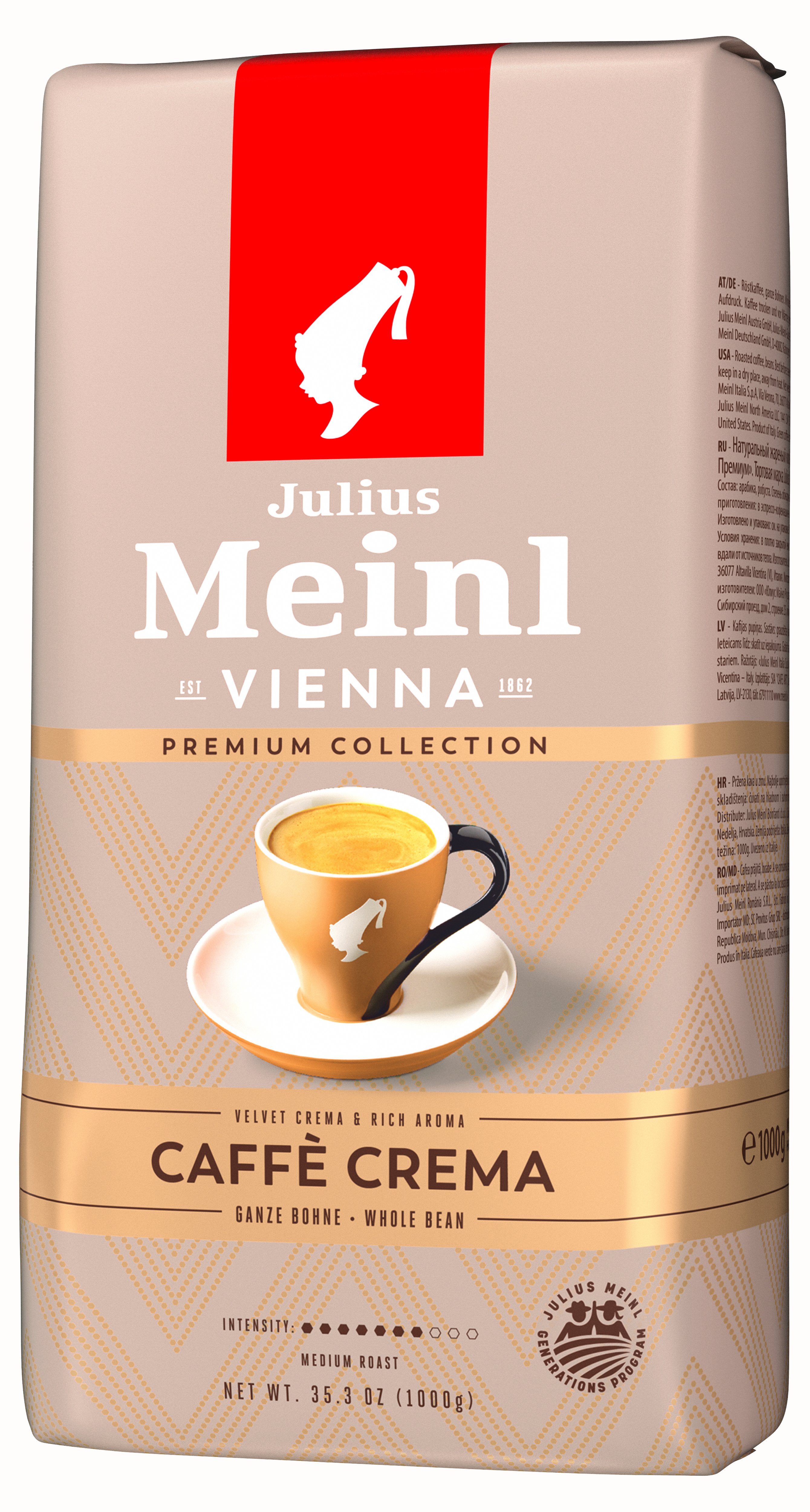 Julius Meinl Premium Collection Caffe Crema Ganze Bohne