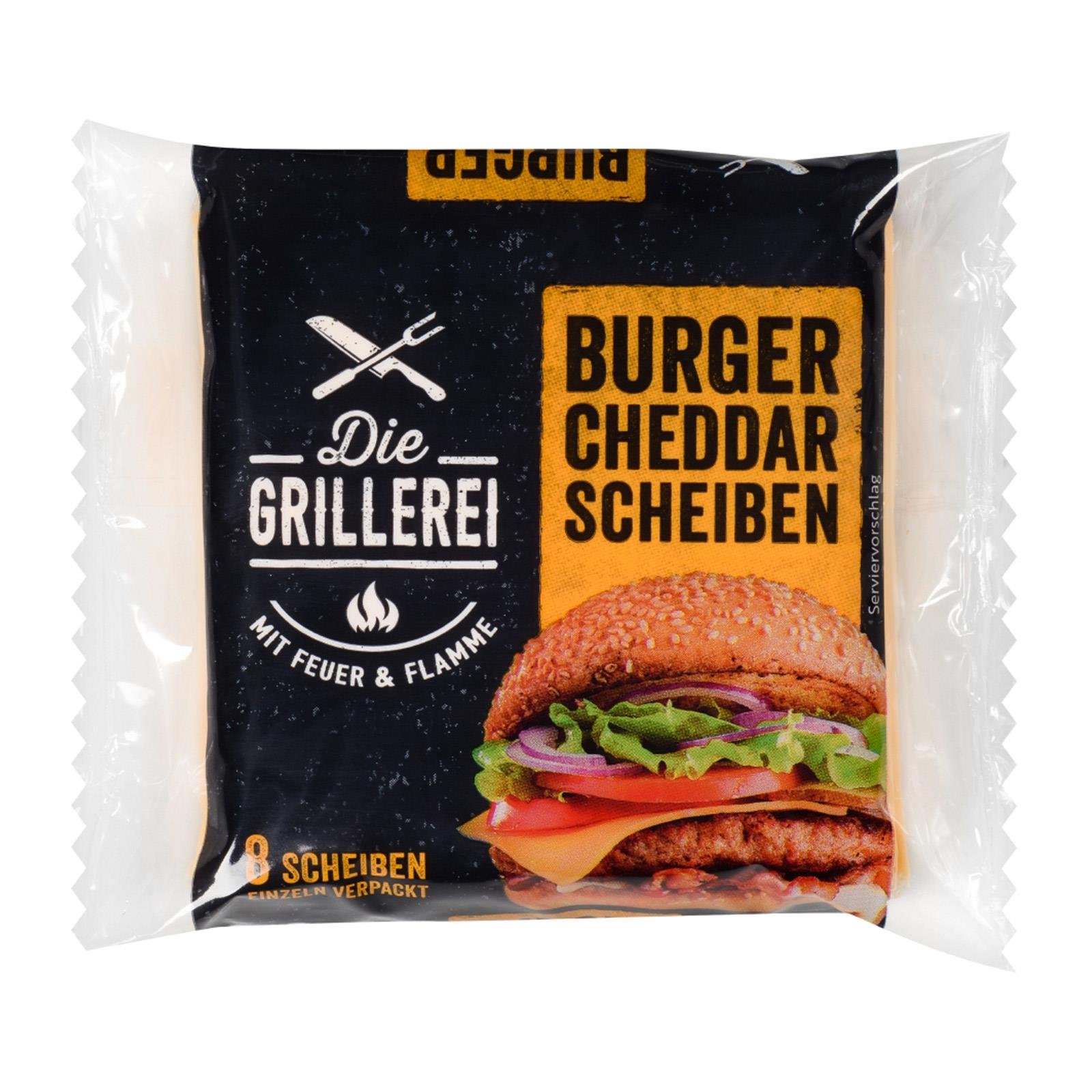 Die Grillerei Burger Cheddar Scheiben