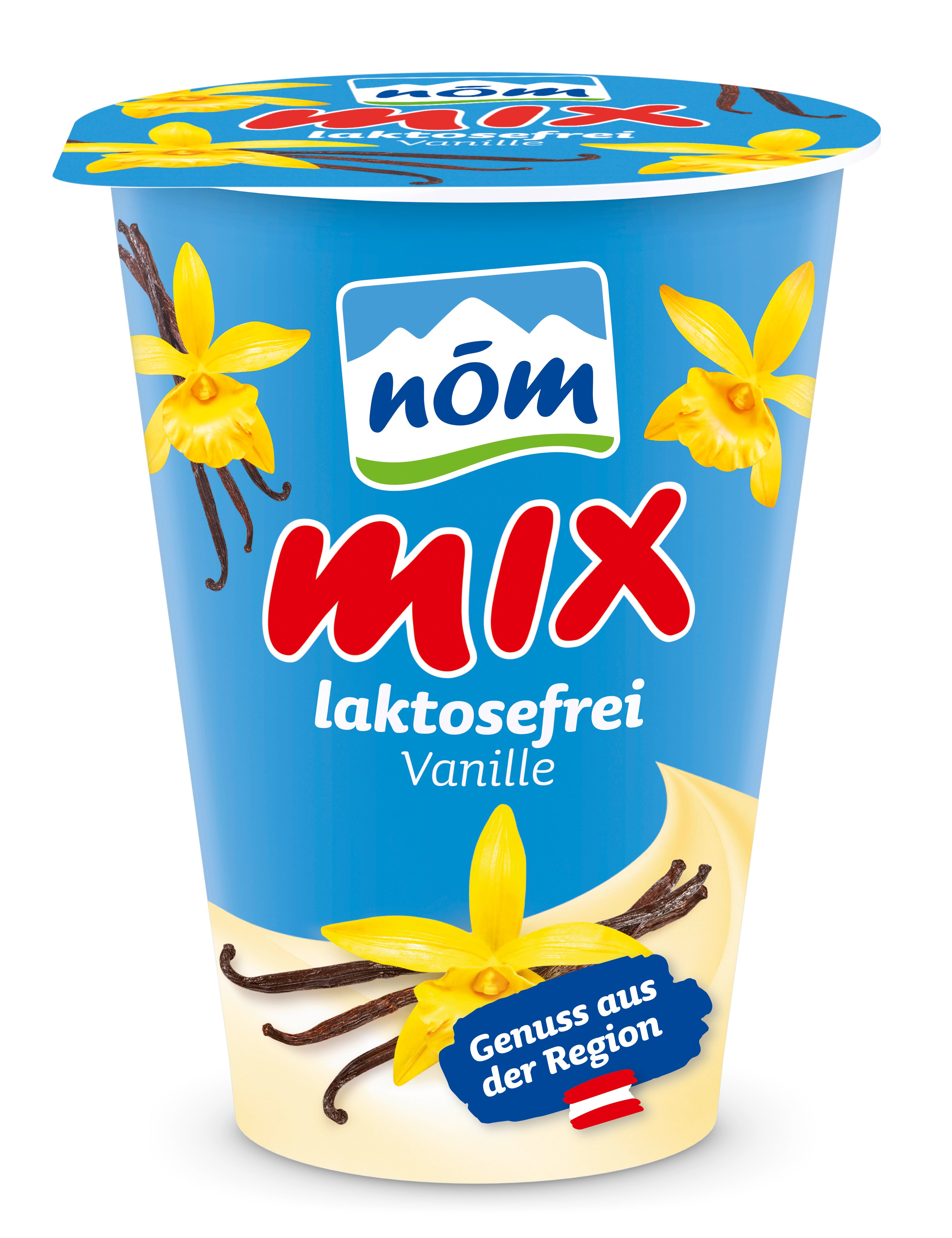 nöm mix Laktosefrei Vanille Fruchtjoghurt