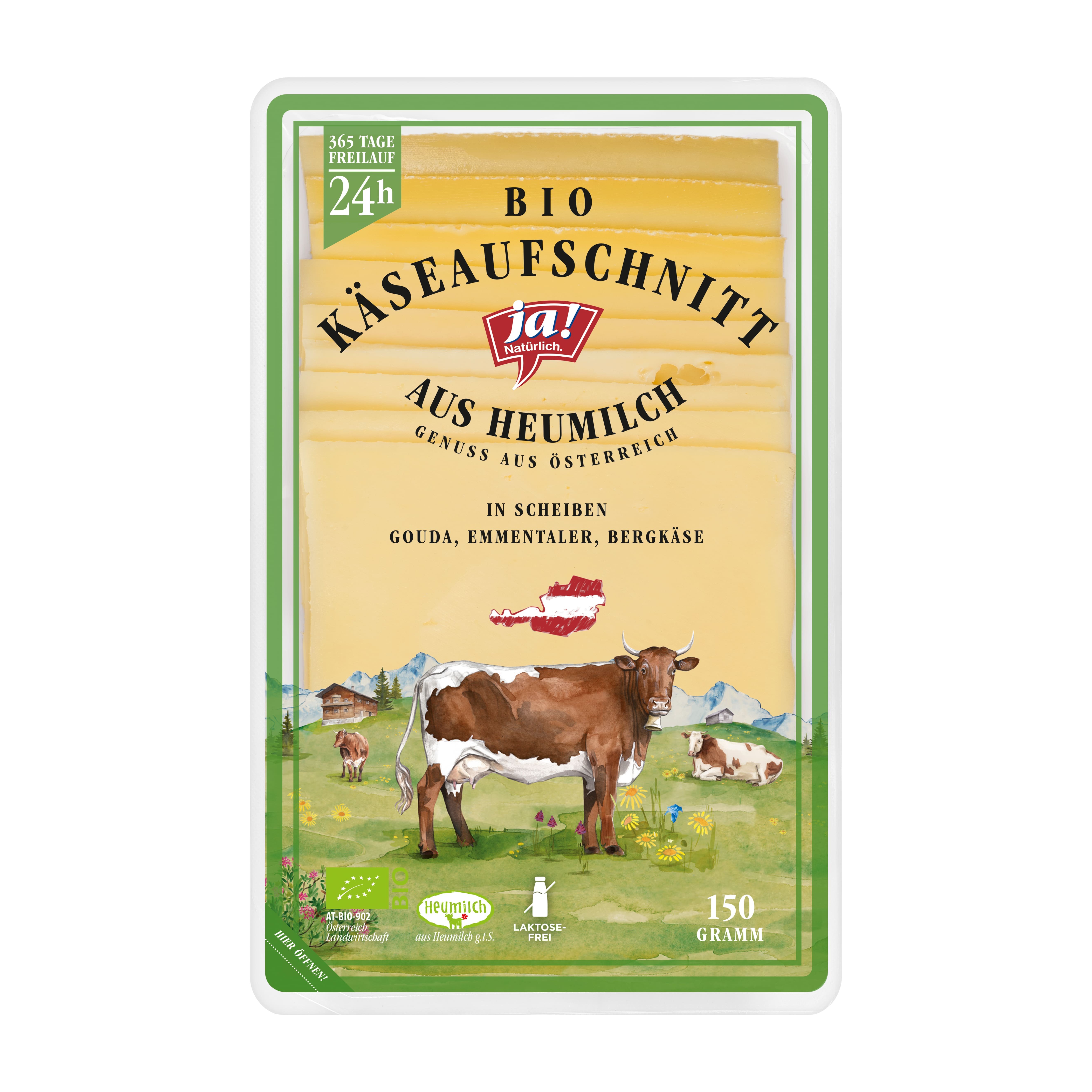 Ja! Natürlich Heumilchaufschnitt