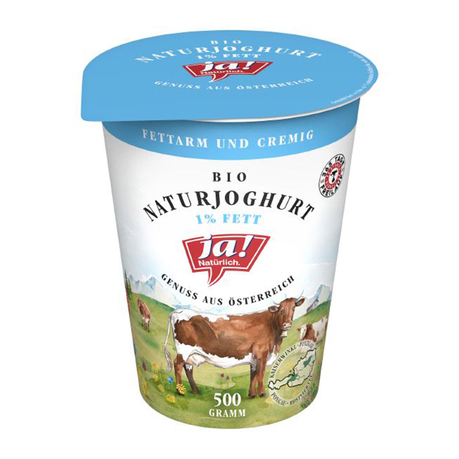 Ja! Natürlich Joghurt Natur mild 1%