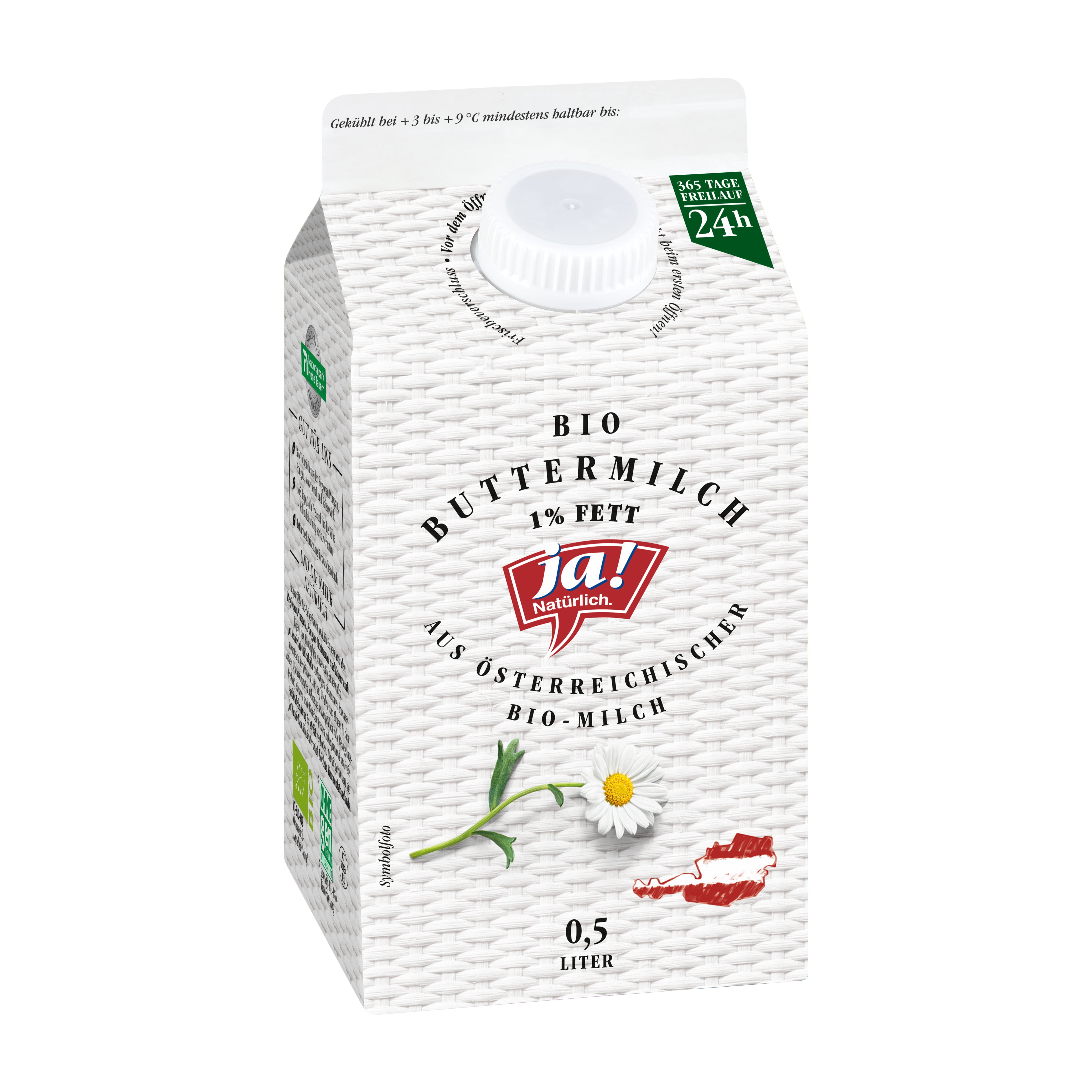 Ja! Natürlich Buttermilch 1%