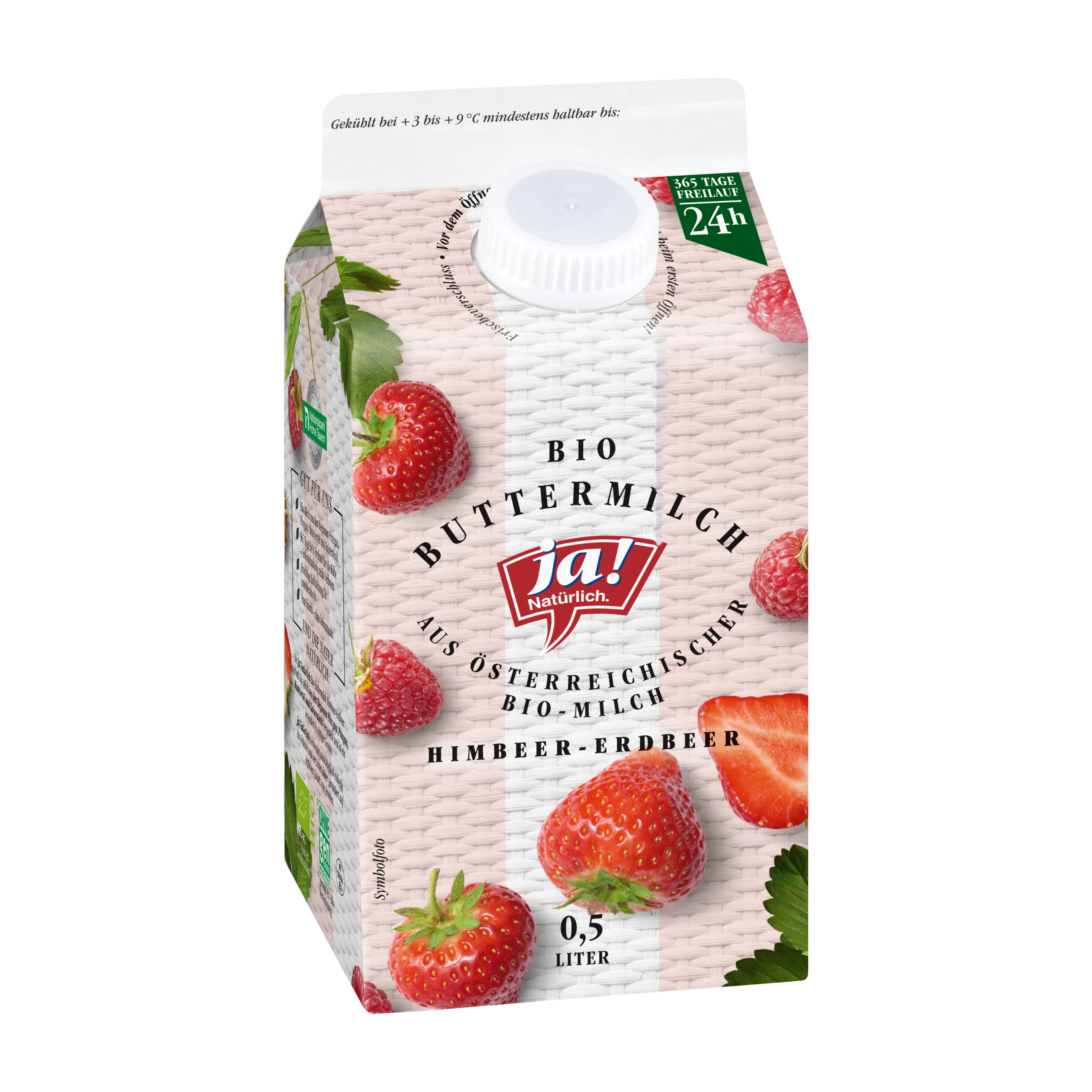 Ja! Natürlich Buttermilch Himbeer-Erdbeer