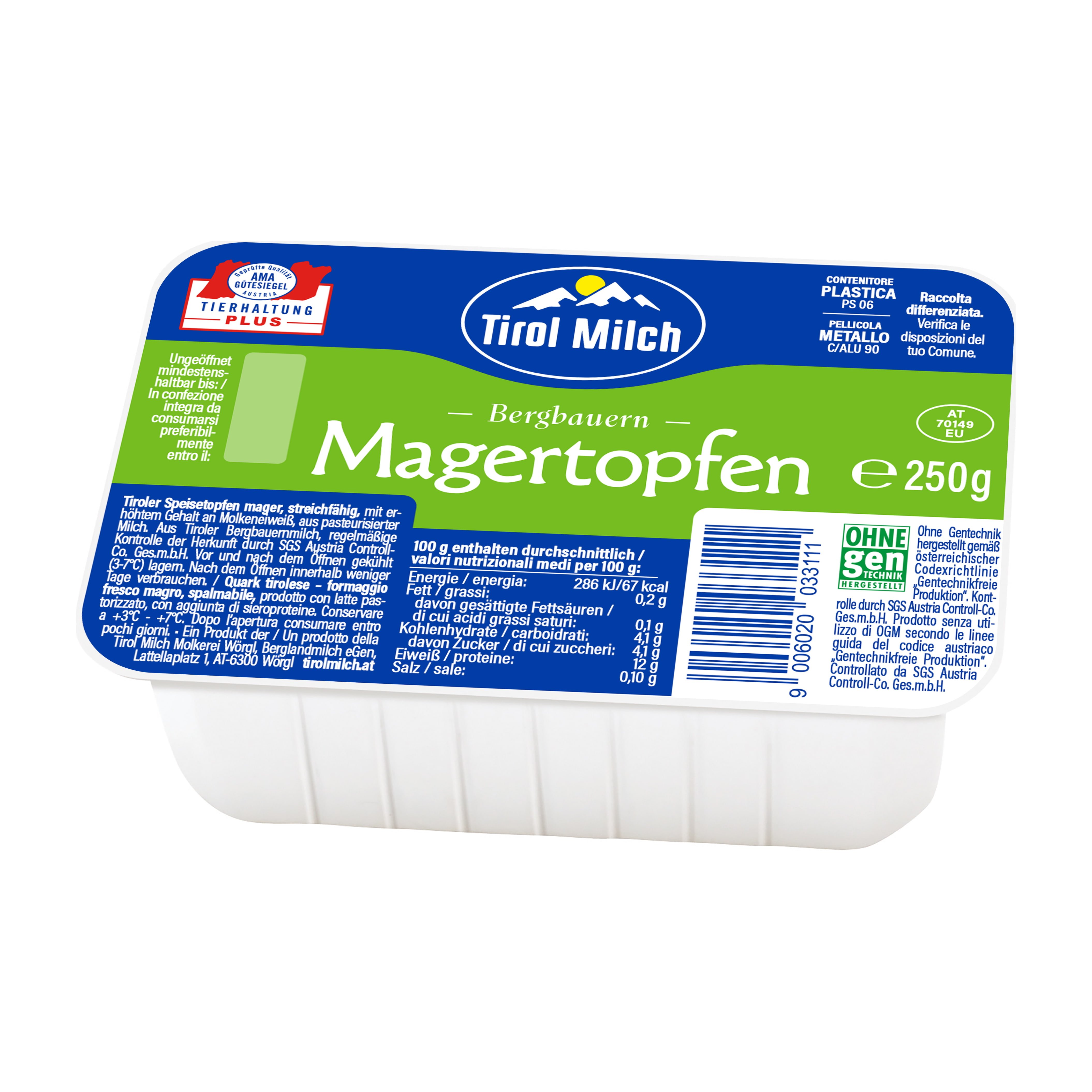 Tirol Milch Tiroler Speisetopfen 0%