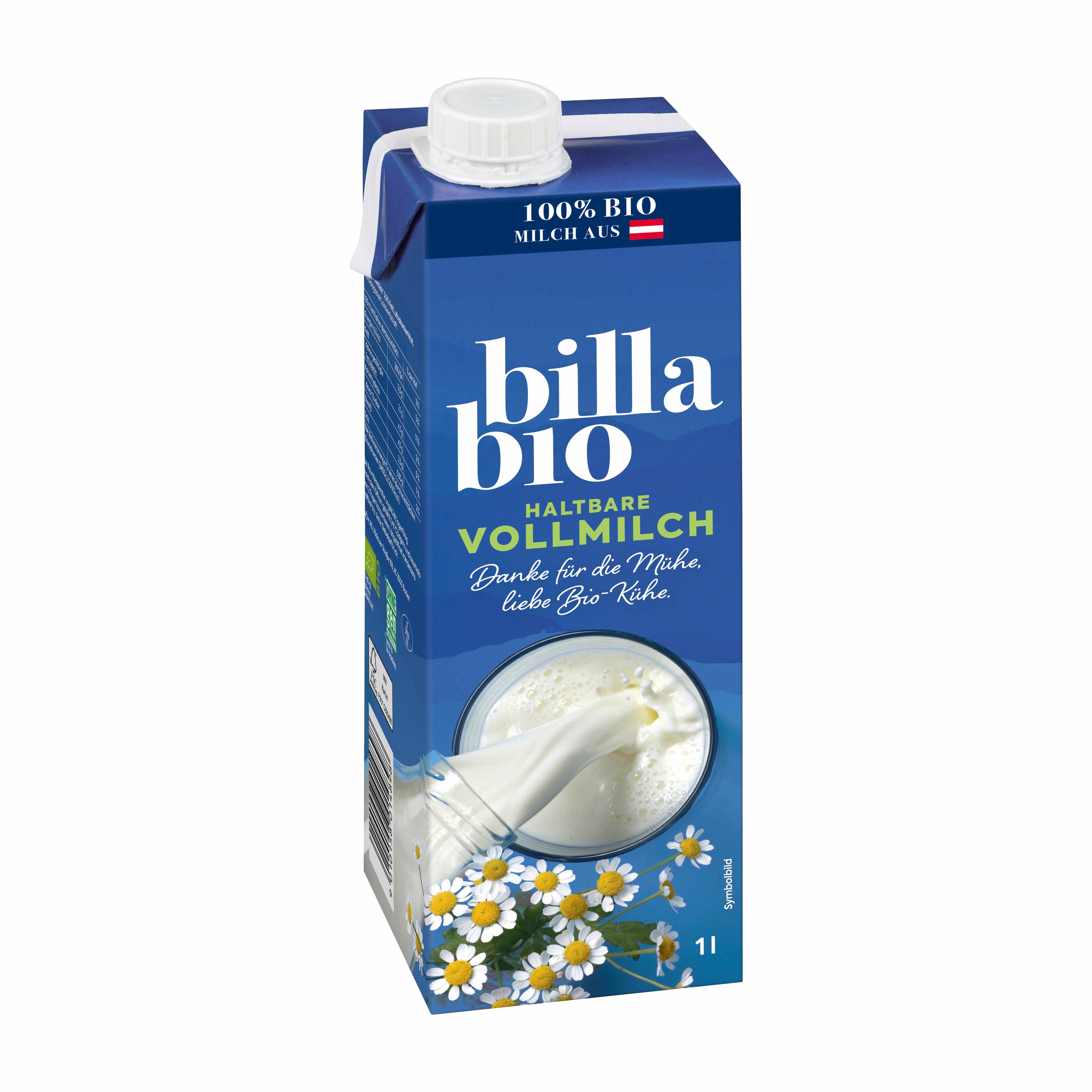 BILLA Bio Haltbarmilch 3.5%