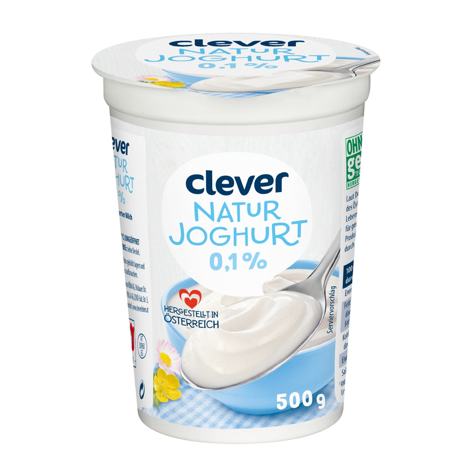 Clever Naturjoghurt 0.1%