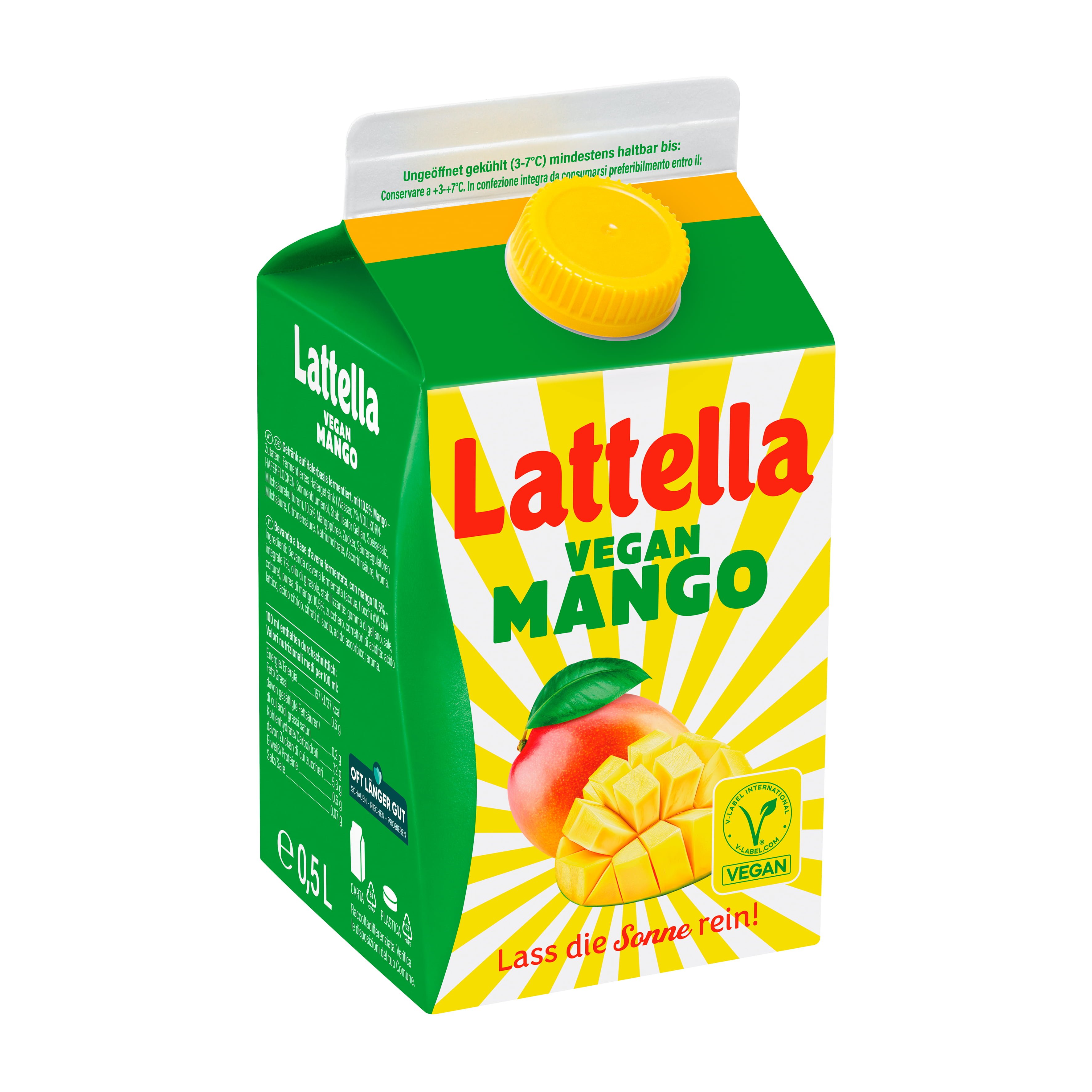 Lattella Pflanzlich Mango