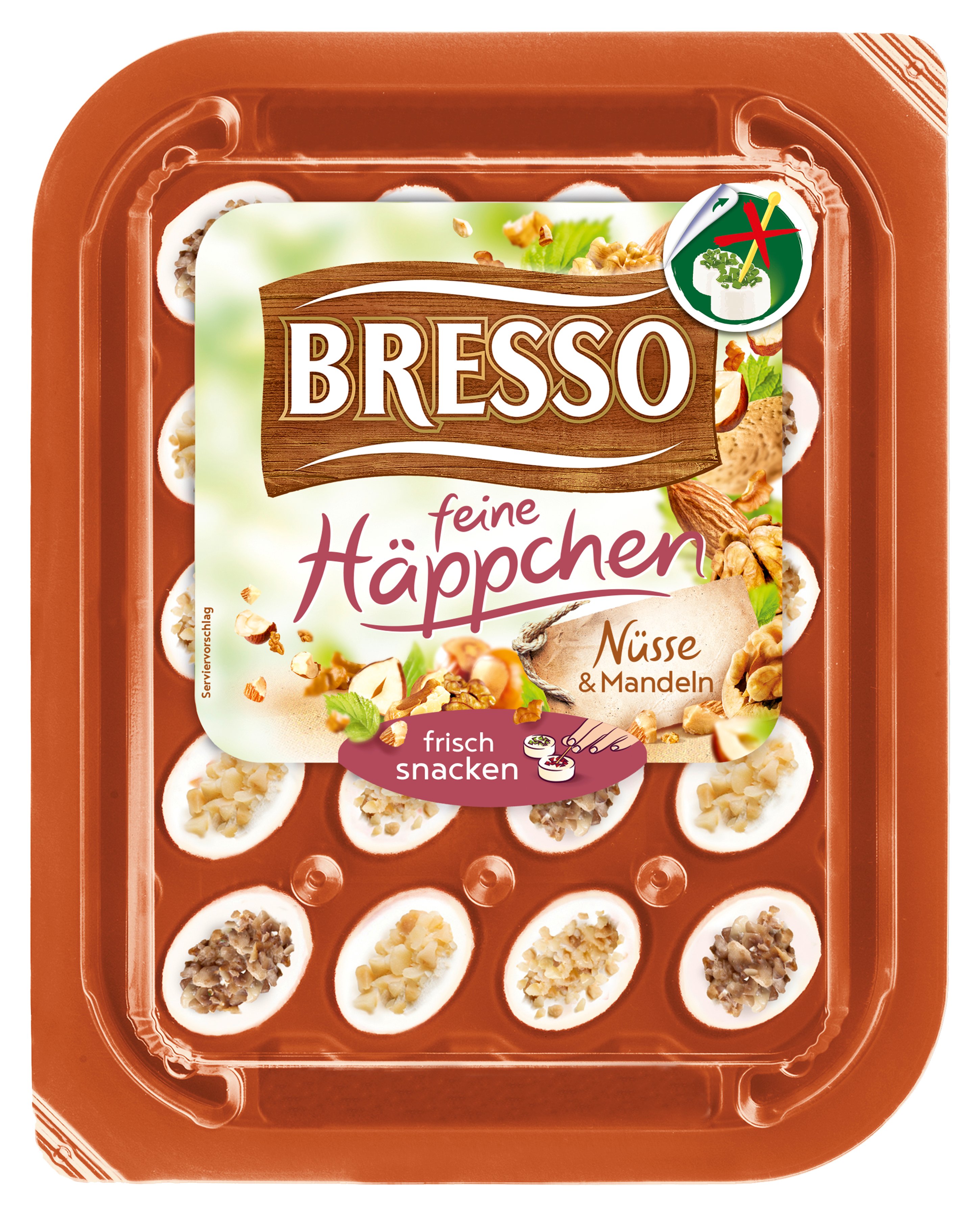 Bresso feine Häppchen Nüsse & Mandeln
