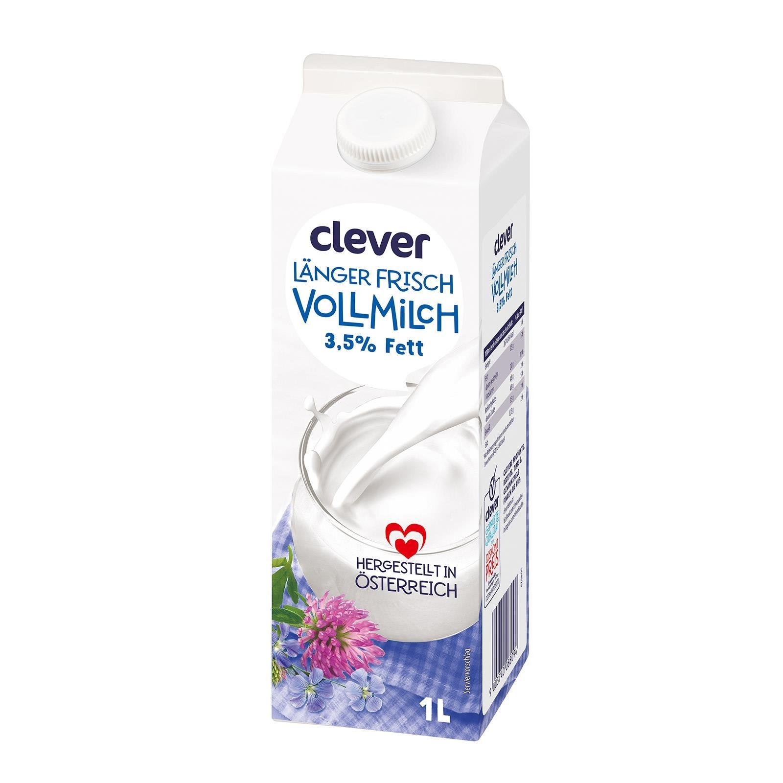 Clever Vollmilch länger frisch 3.5%
