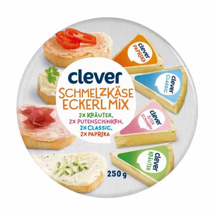 Clever Schmelzkäse Eckerl Mix