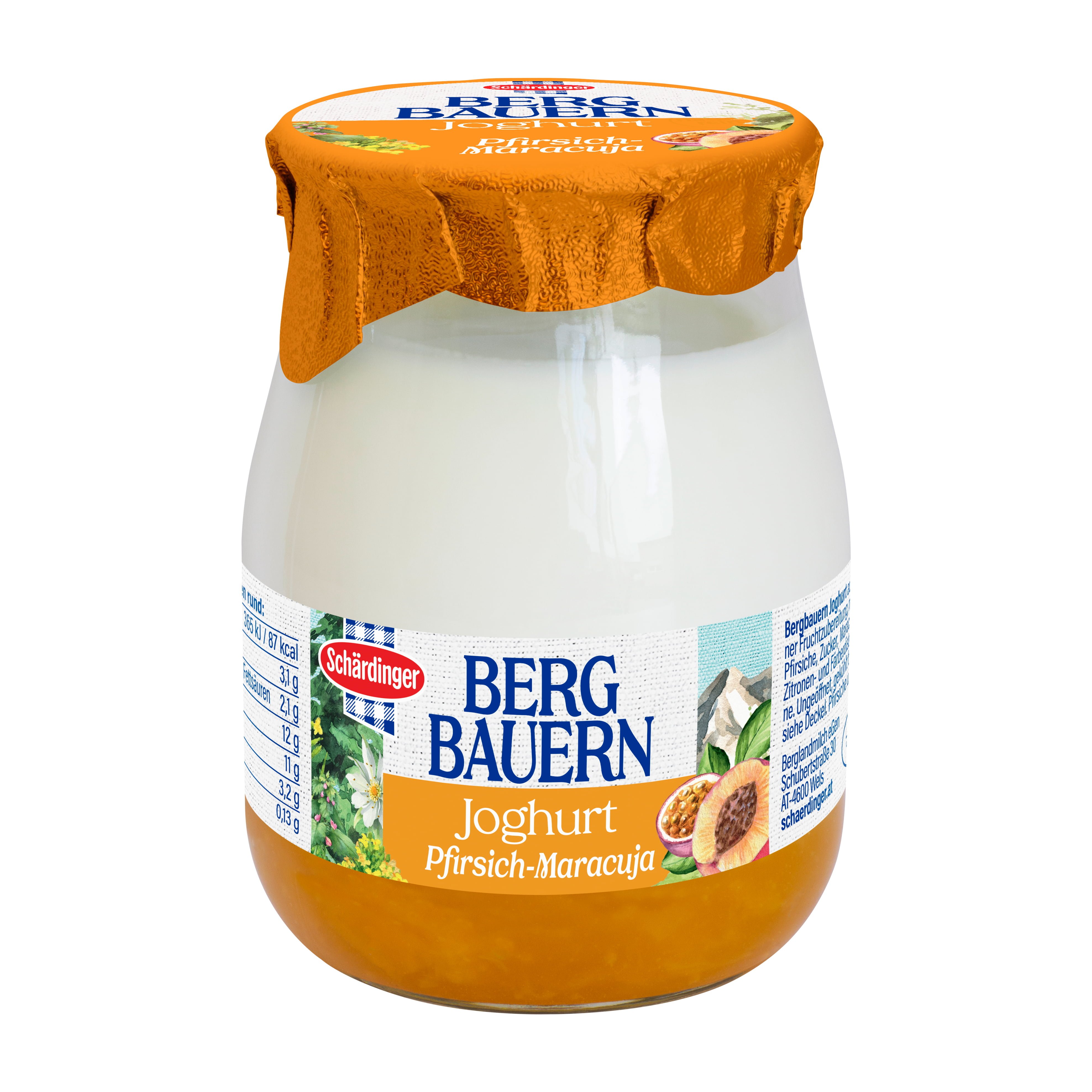 Schärdinger Berghof Pfirsich Maracuja Joghurt