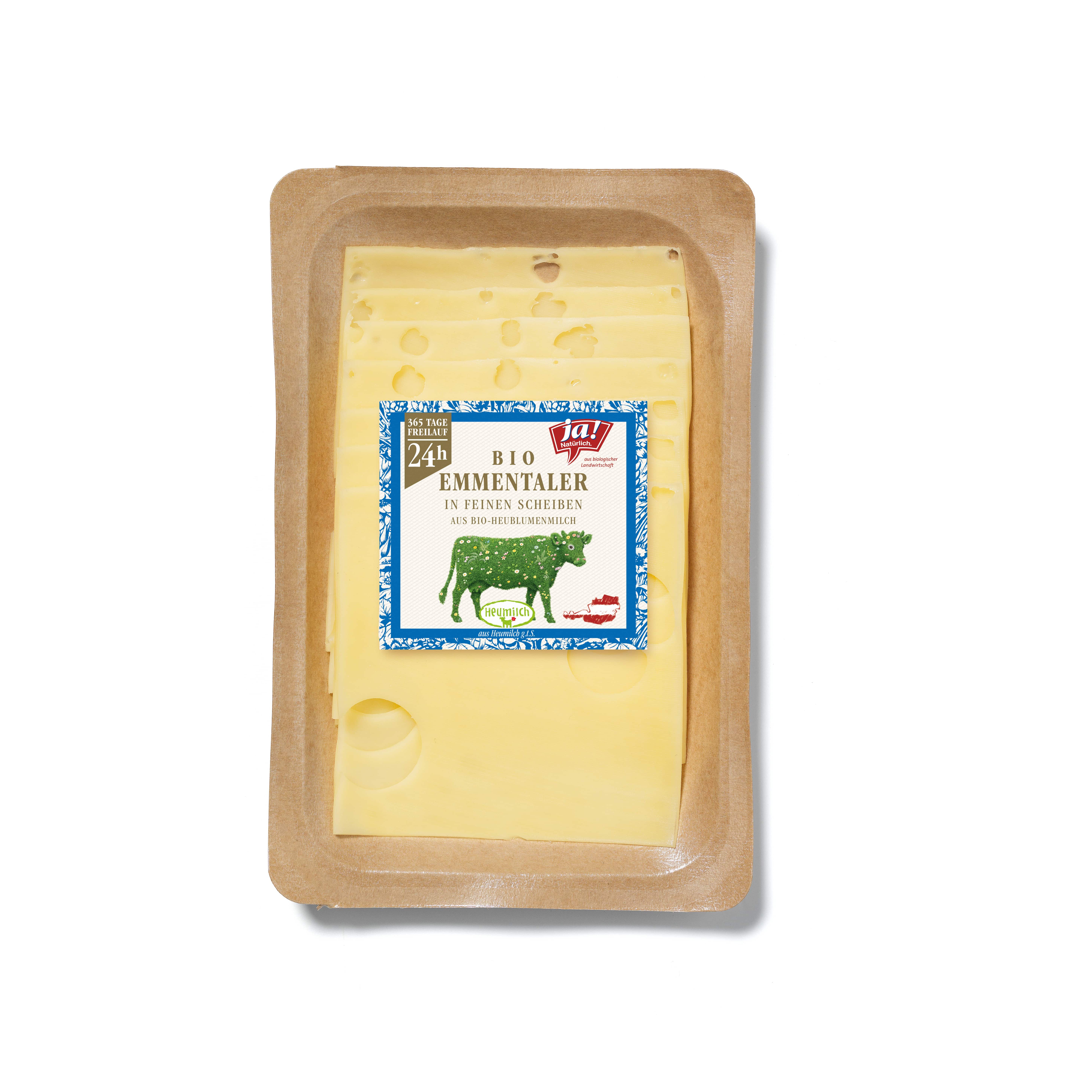 Ja! Natürlich Bio-Emmentaler Scheiben