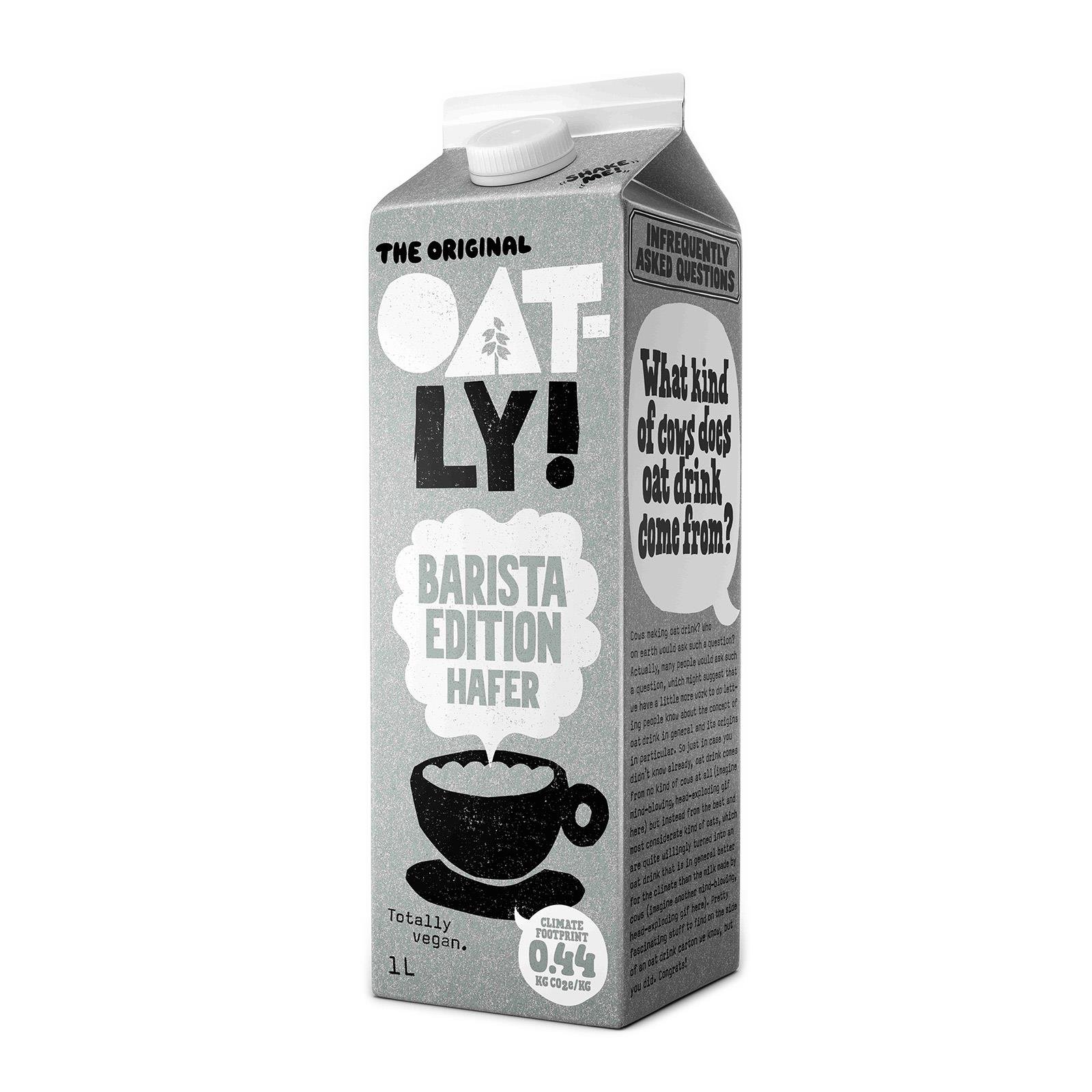 Oatly Haferdrink Barista Edition gekühlt